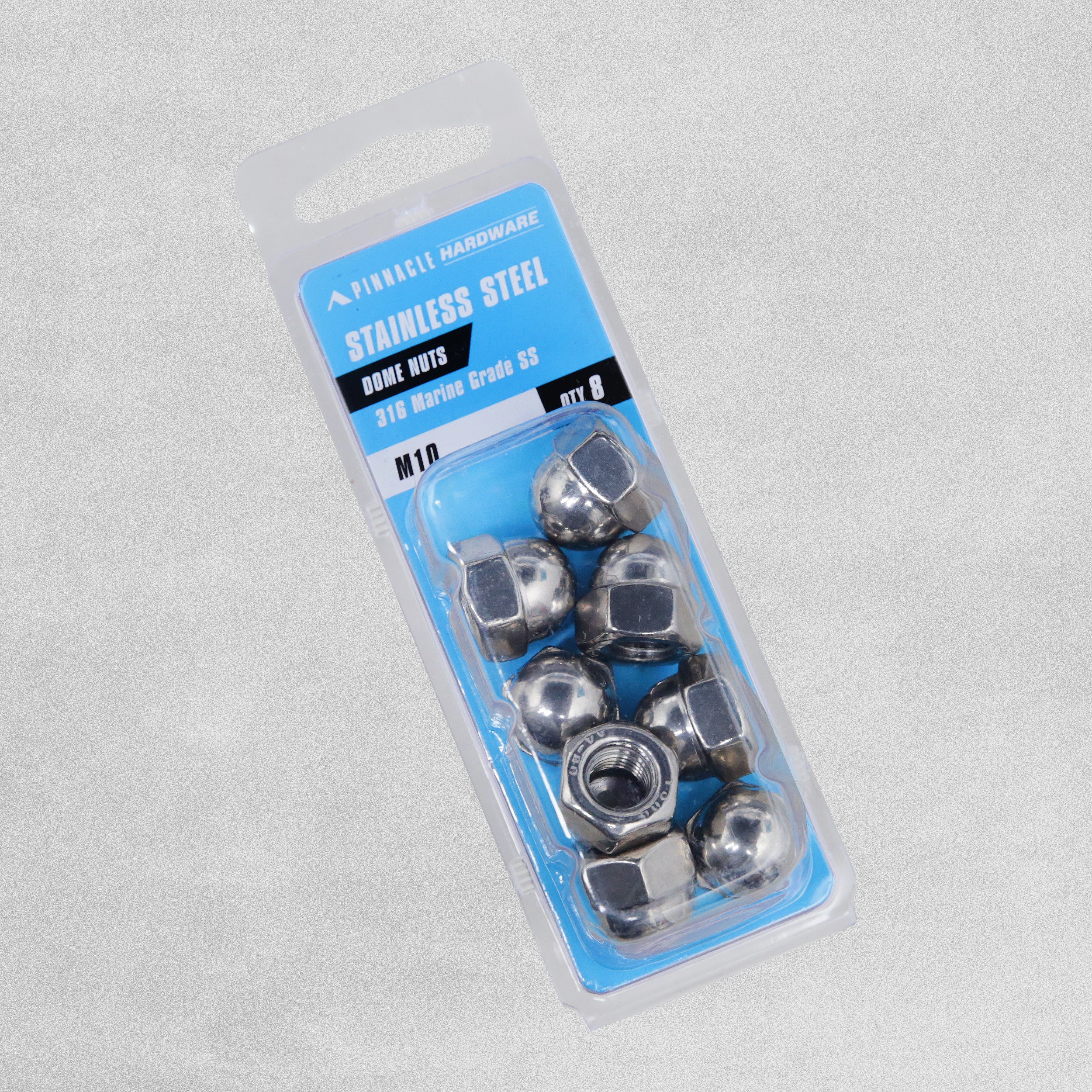 Sandleford Stainless Steel Dome Nuts - 316 Marine Grade SS - M10 - 8pcs