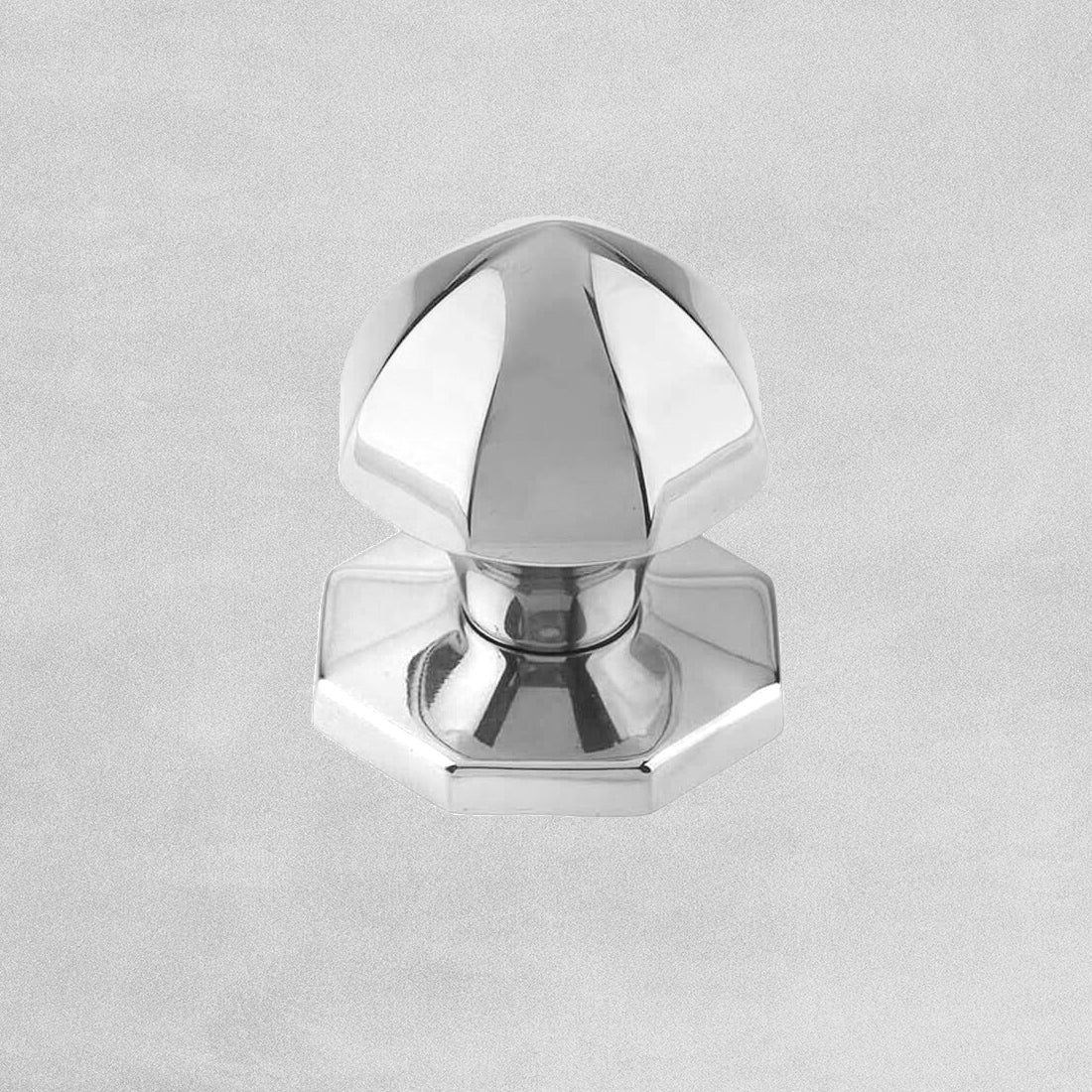 Sandleford Octagonal Centre Door Knob - Polished Chrome