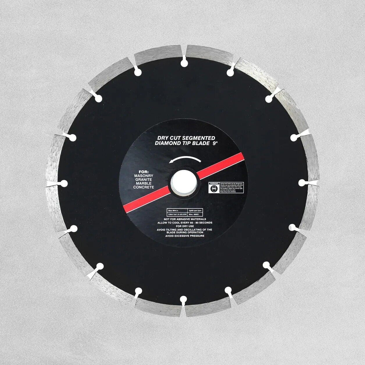 Dekton Dry Cut Segmented Diamond Tipped Blade