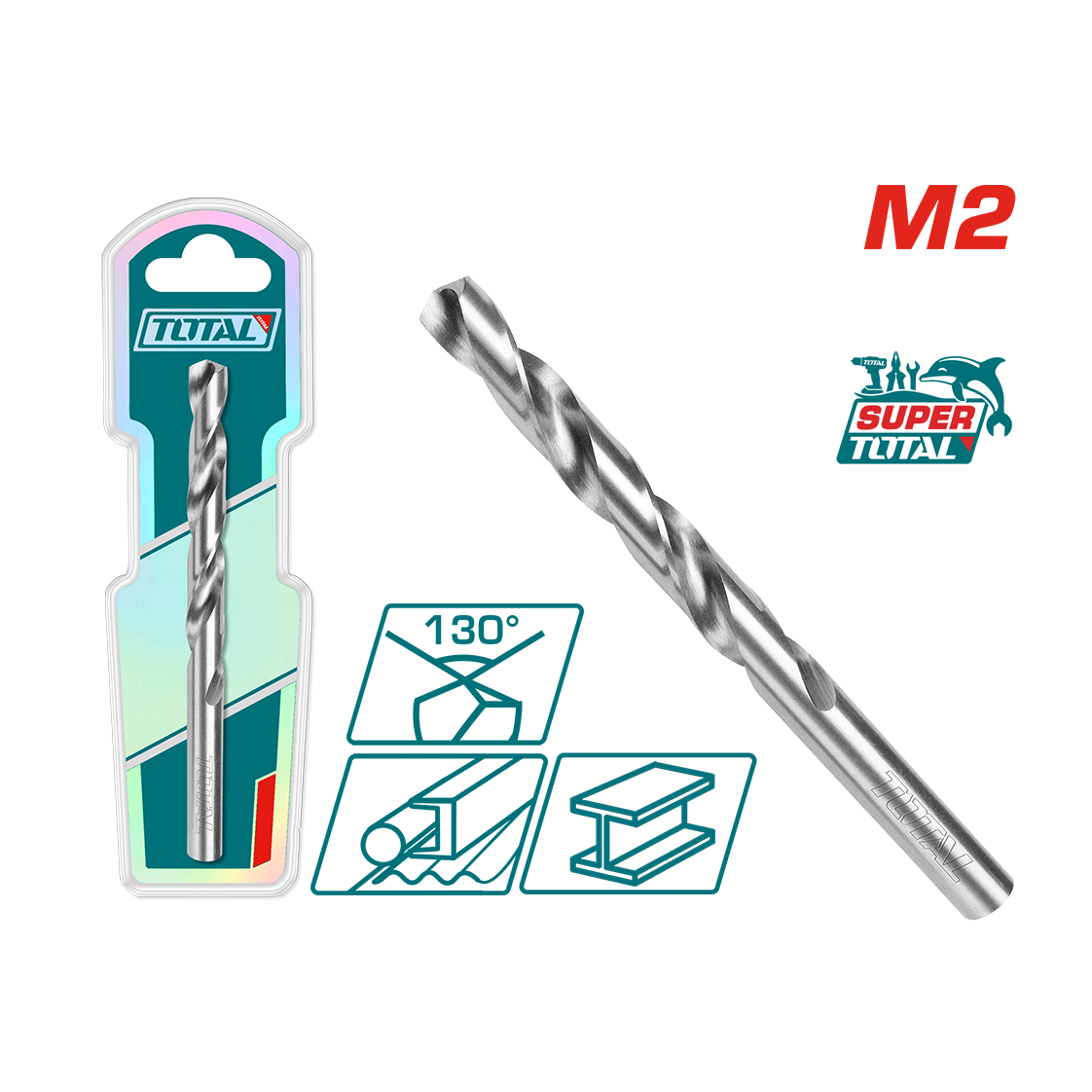 Total M2 HSS Drill Bit 3.5mm - TAC1200351