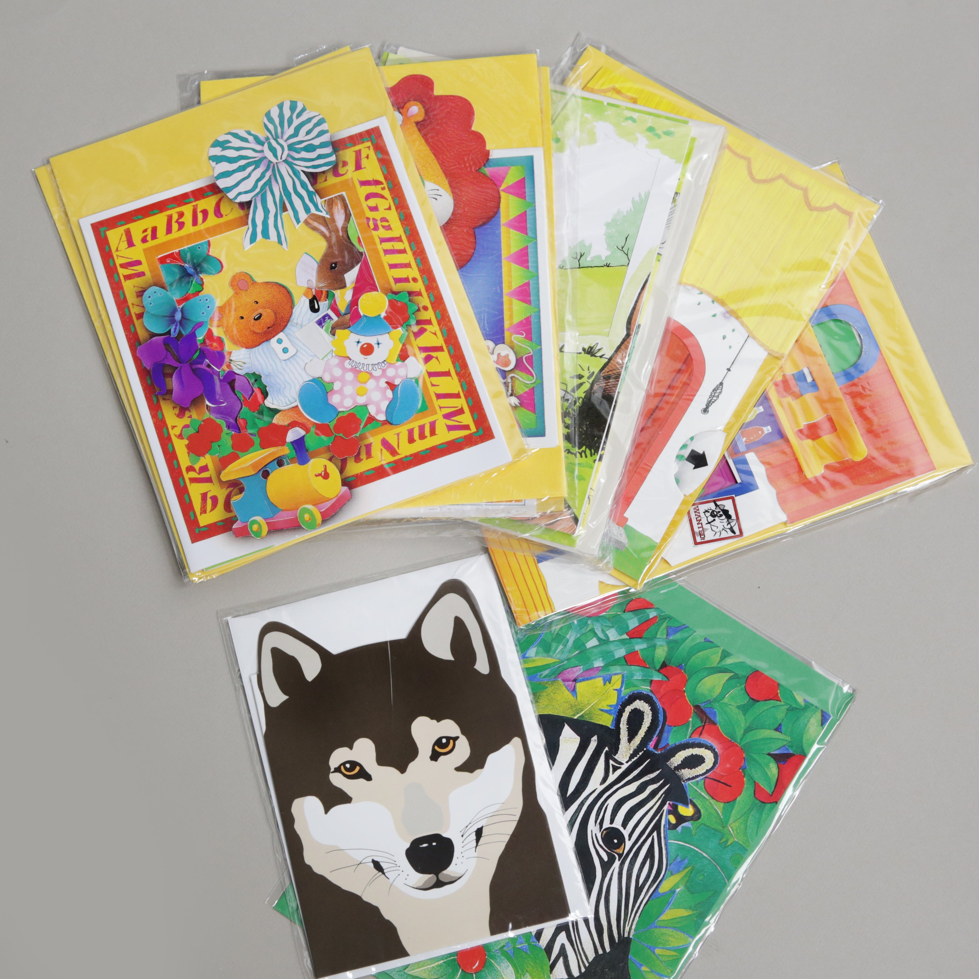 Selection Pack of 50 Children's Greeting Cards