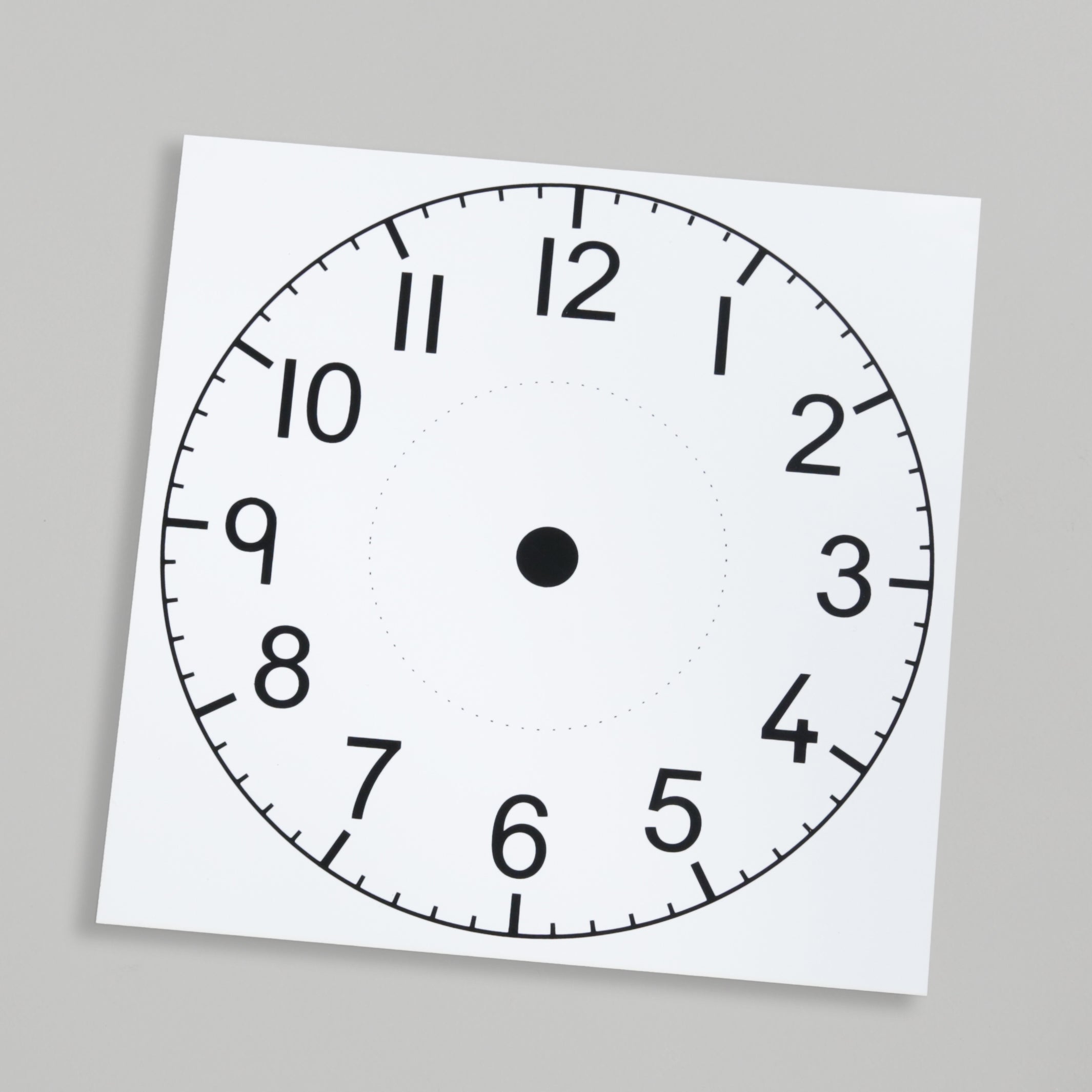 Plastic Clock Faces - 30pcs