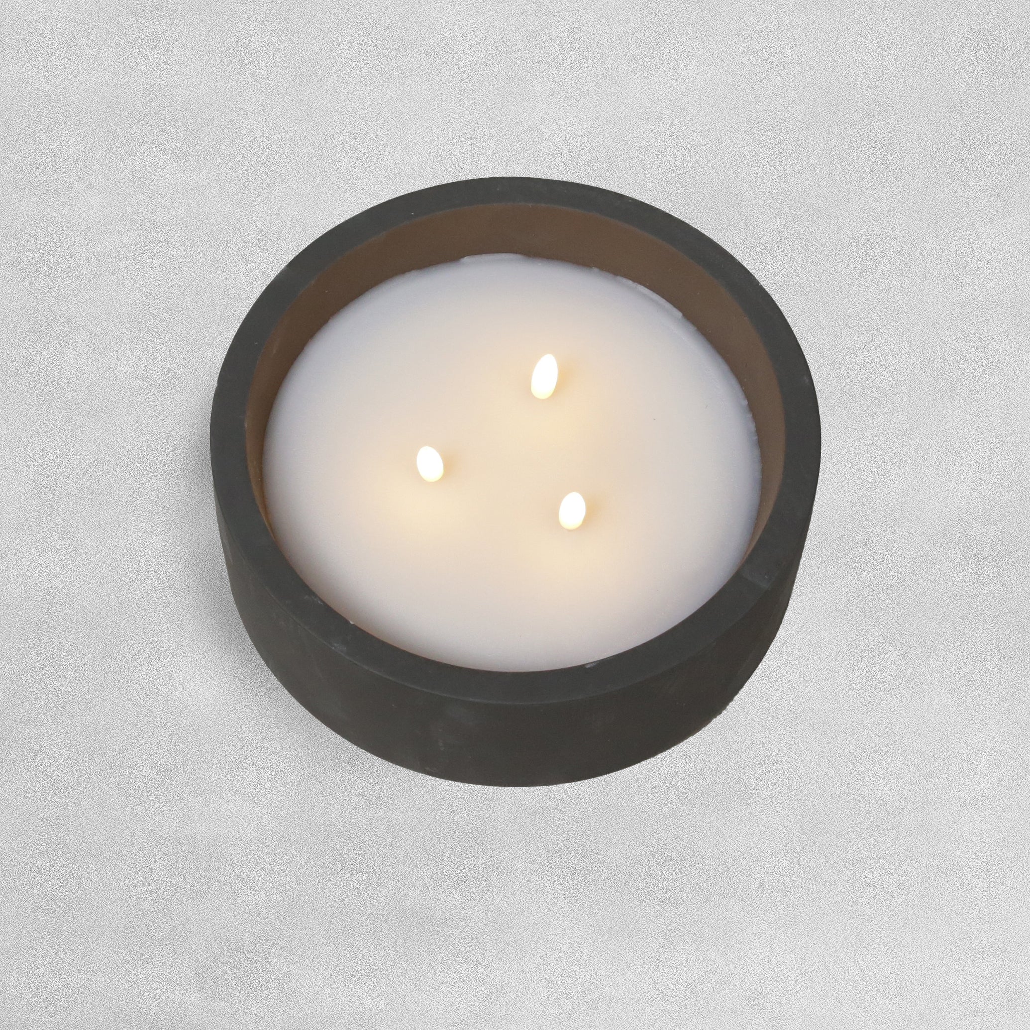 Noma 20cm LED Battery Operated Concrete Candle with timer