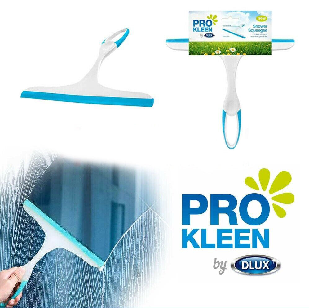 Pro Kleen Shower Squeegee - Blue and white