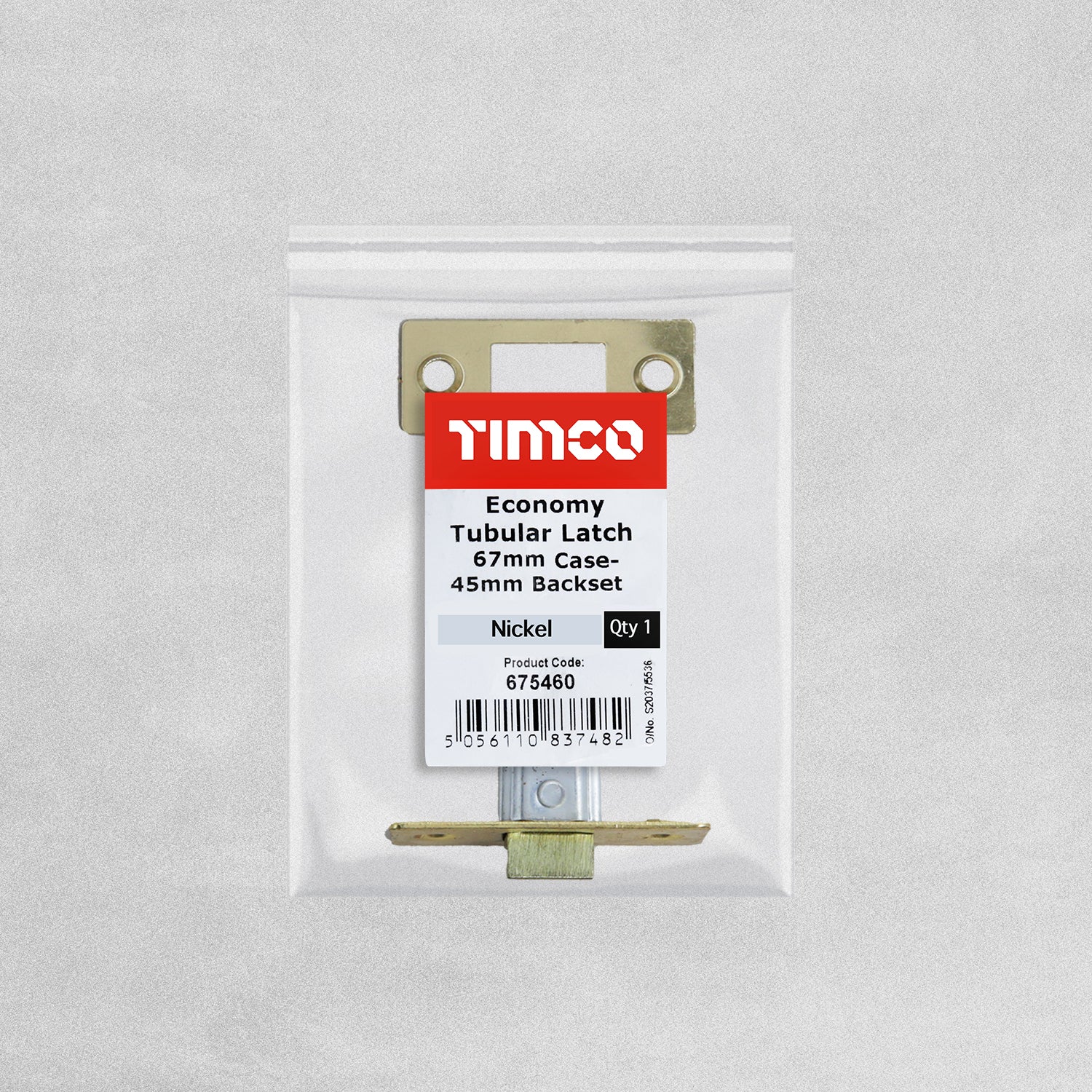 Timco Economy Tubular Latch - Brass