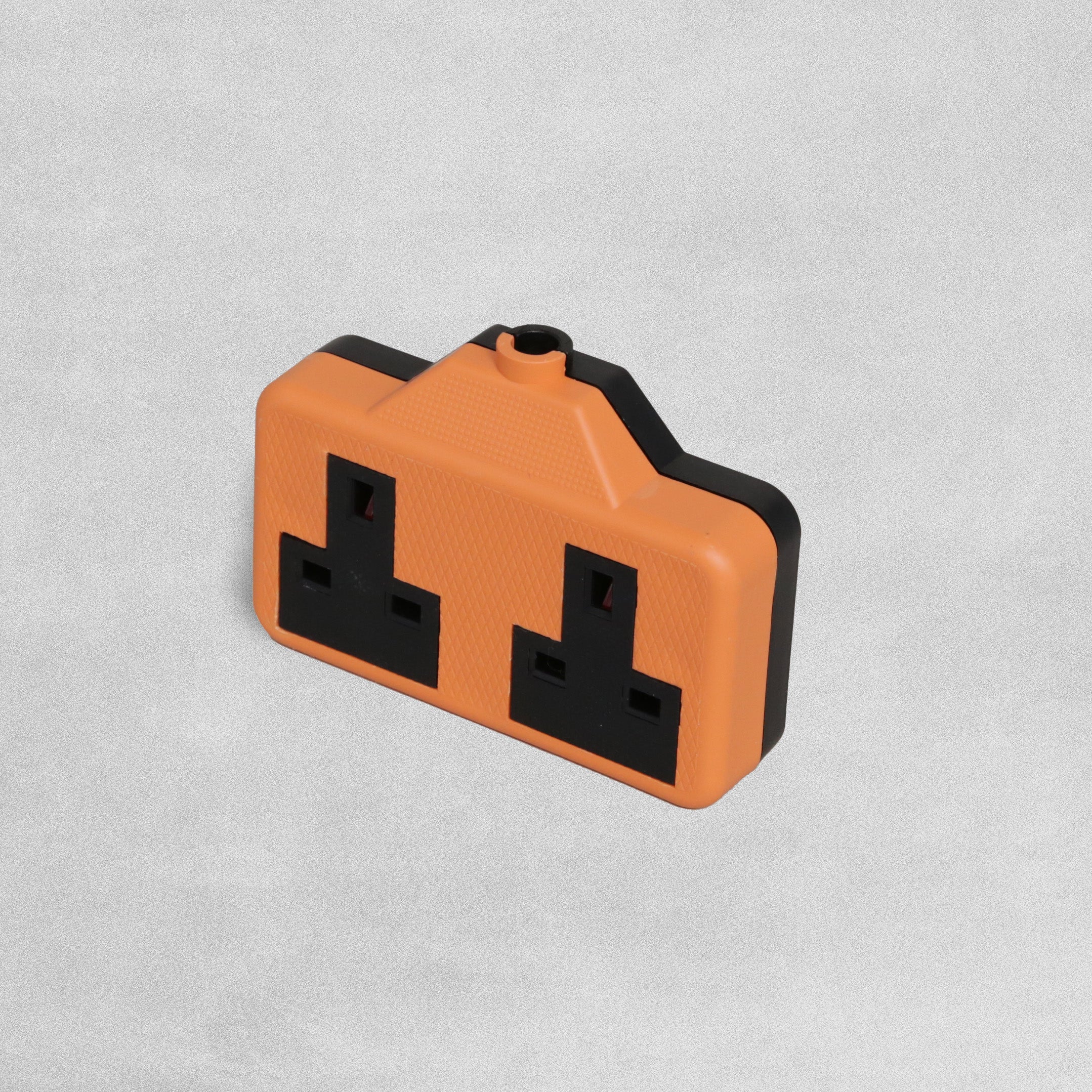 Status 2 Gang 13 Amp Heavy Duty Orange Socket