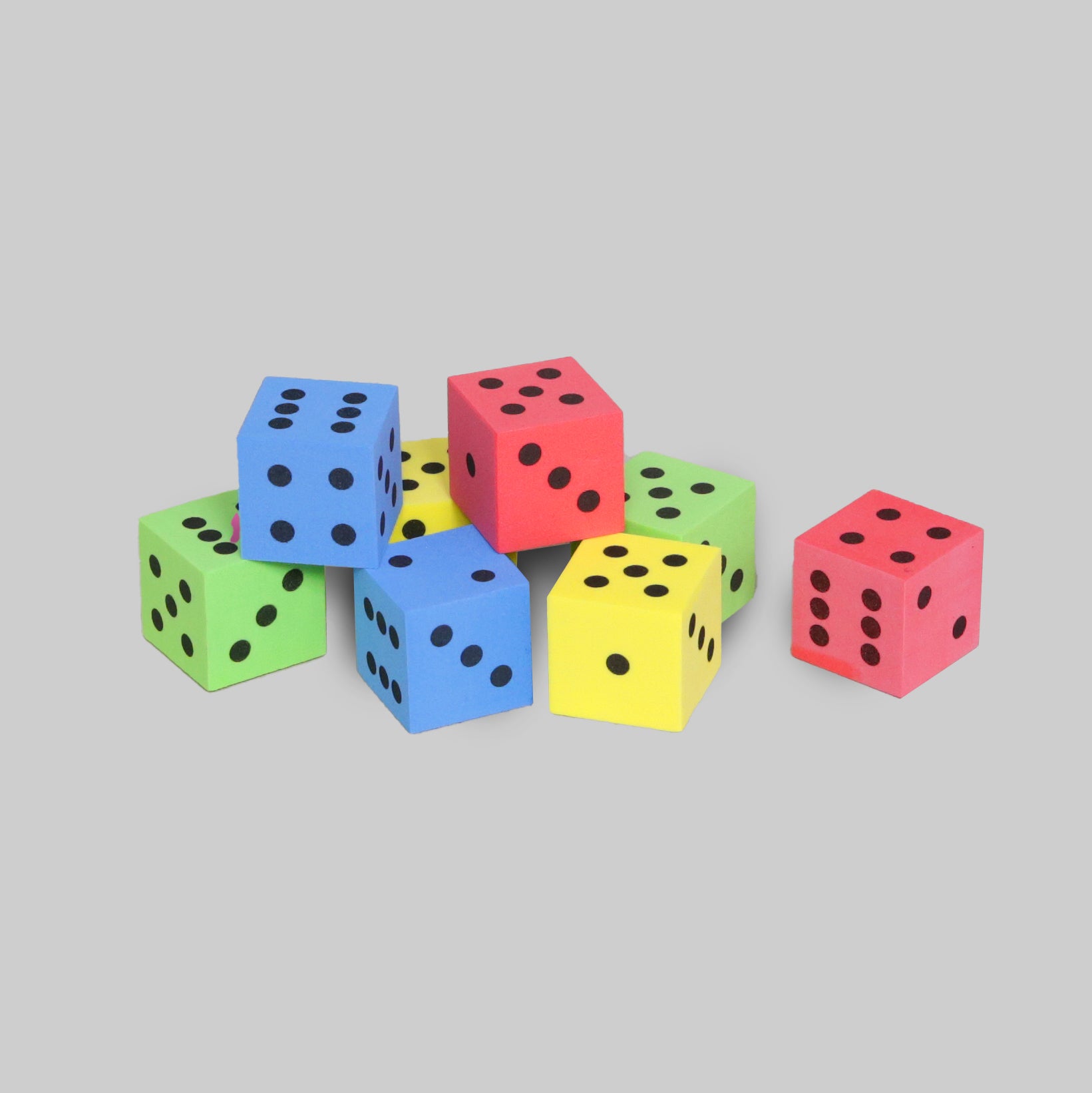 Silent Foam Dice – Set of 8