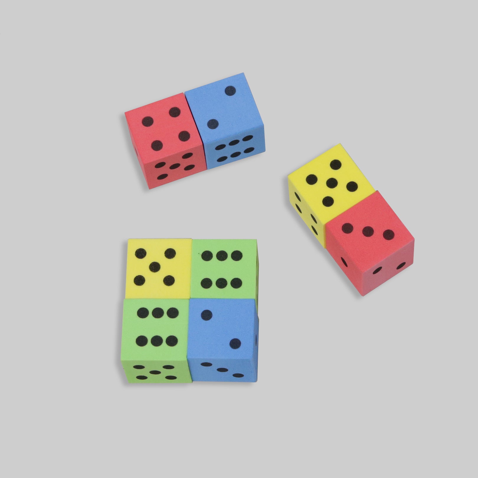 Silent Foam Dice – Set of 8