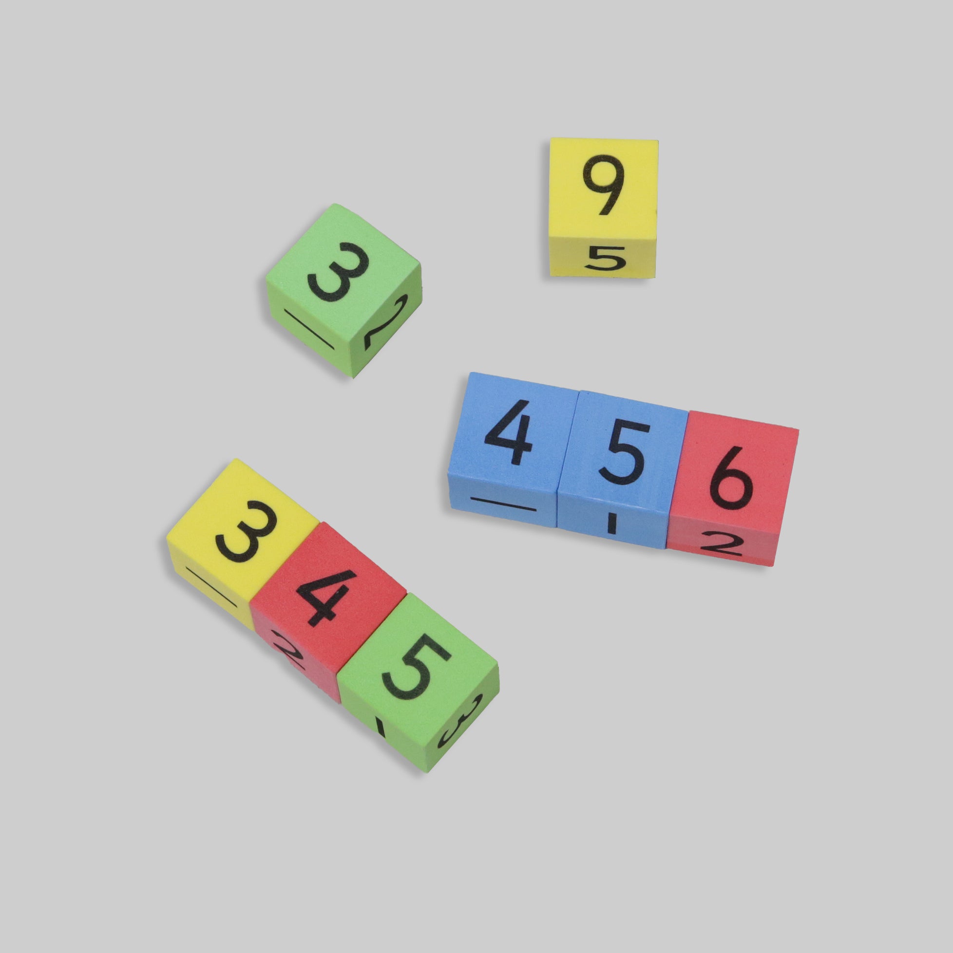 Number Game Dice Set of 8