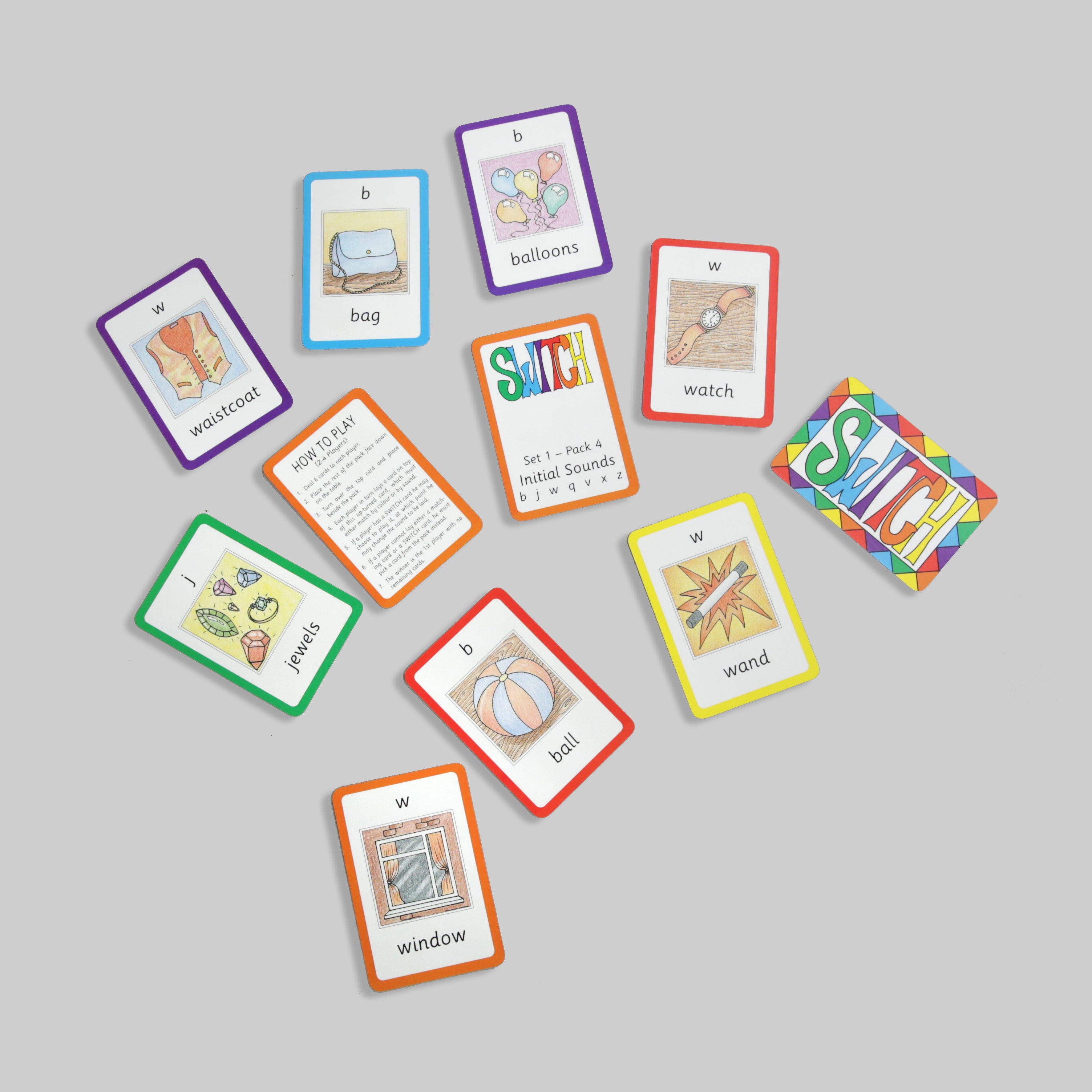 Switch Initial Sounds Cards Packs