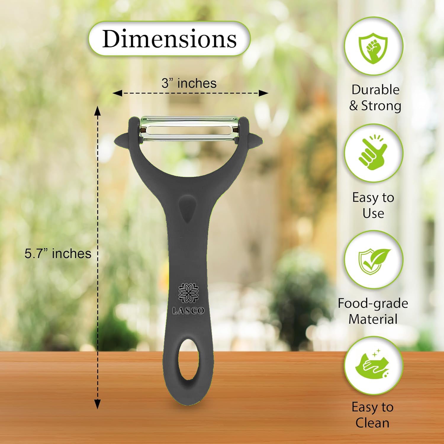 Lasco Kitchen Peeler - Black