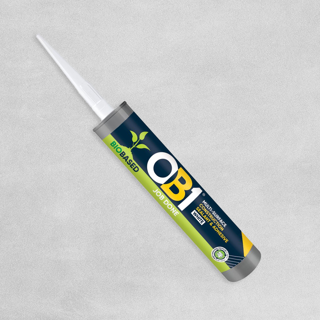 OB1 Bio-Based Multi-Surface Construction Sealant & Adhesive 290ml White