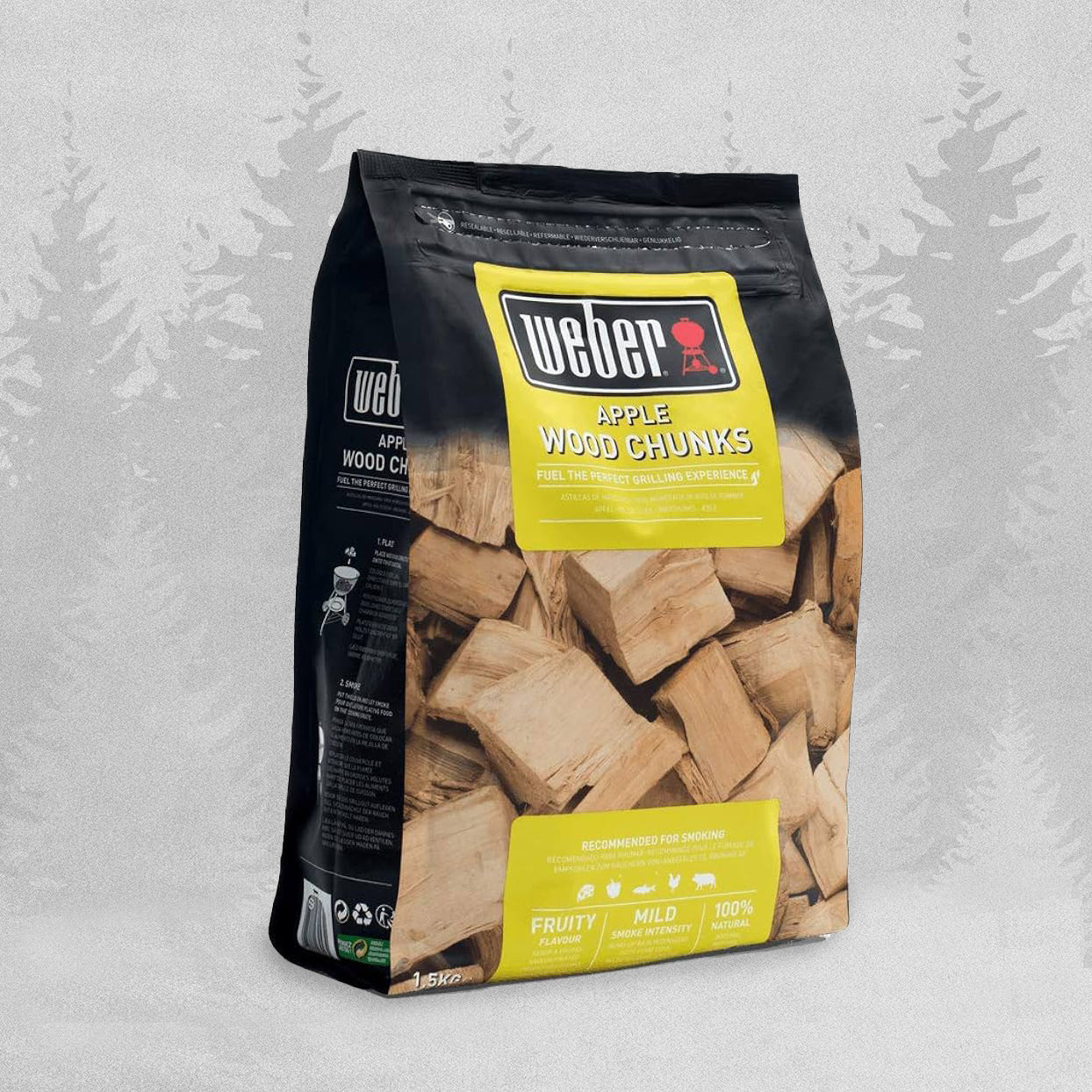 Weber Apple Wood Chunks - 1.5KG