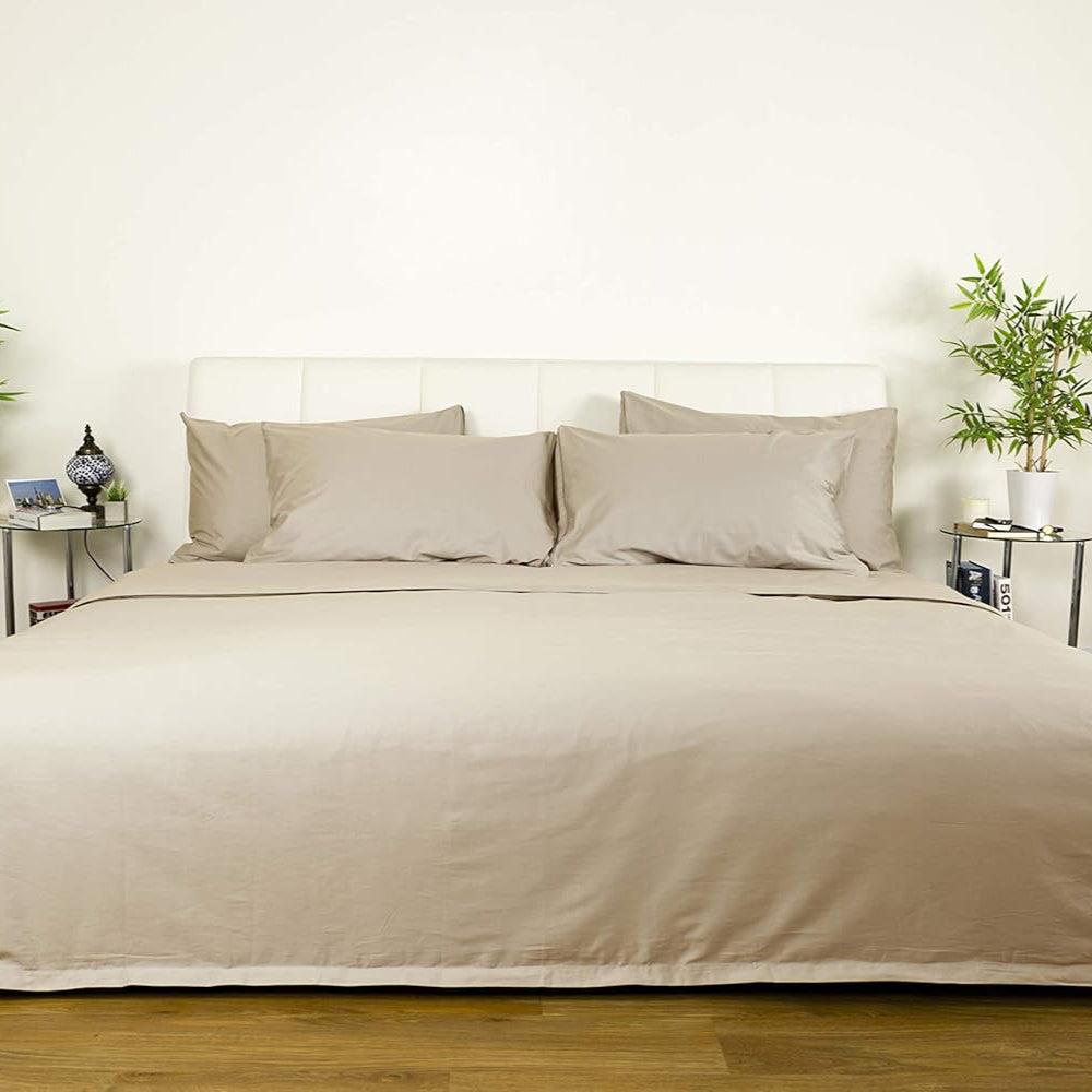 Smart Silk 100% Cotton Sateen Finish Duvet Cover - Various Sizes & Colours