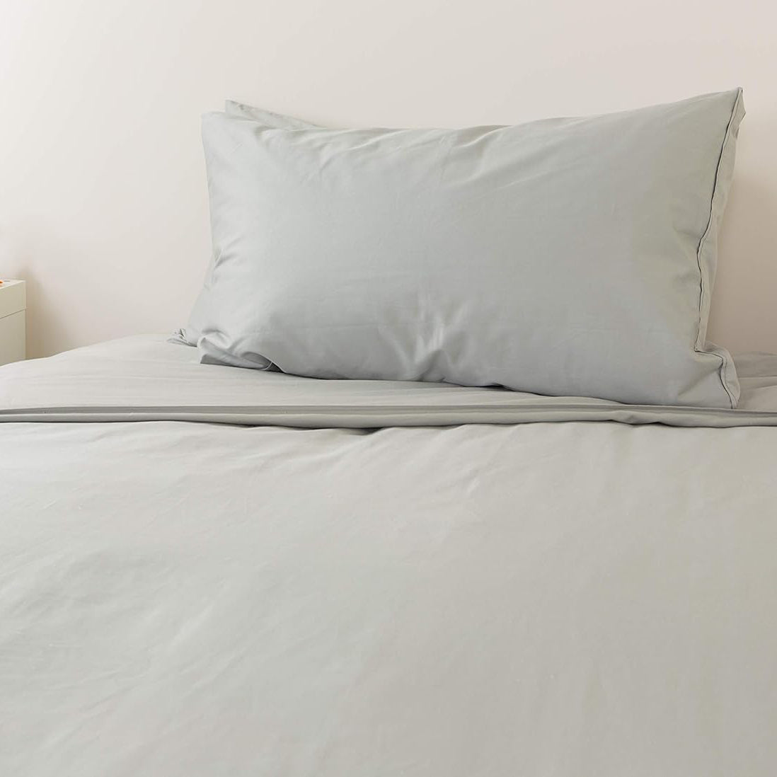 Smart Silk 100% Cotton Sateen Finish Set of 2 Pillow Cases  - Standard Size 51cm x 77cm