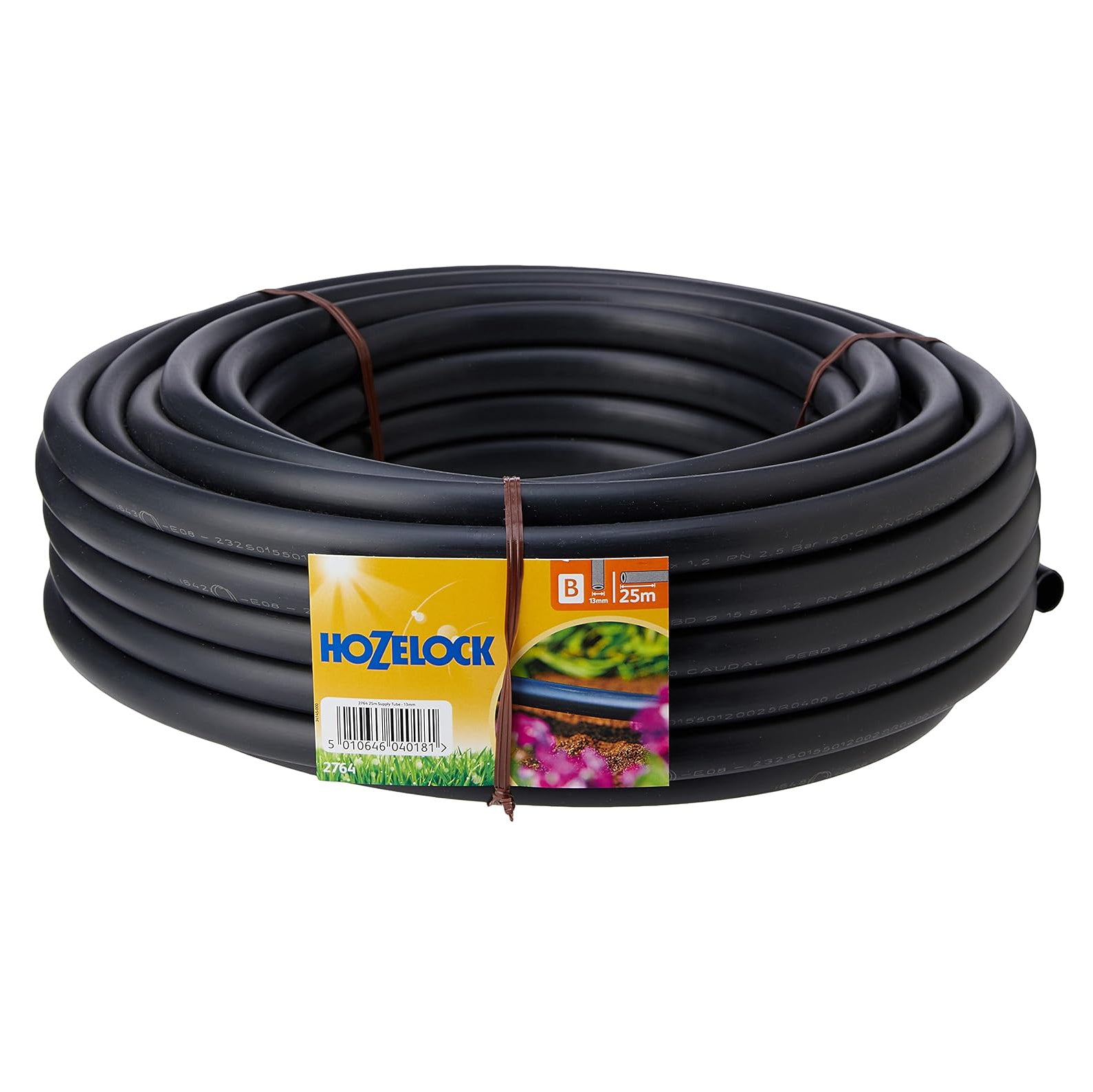 Hozelock 2764 Irrigation Supply Tube - 13mm x 25m