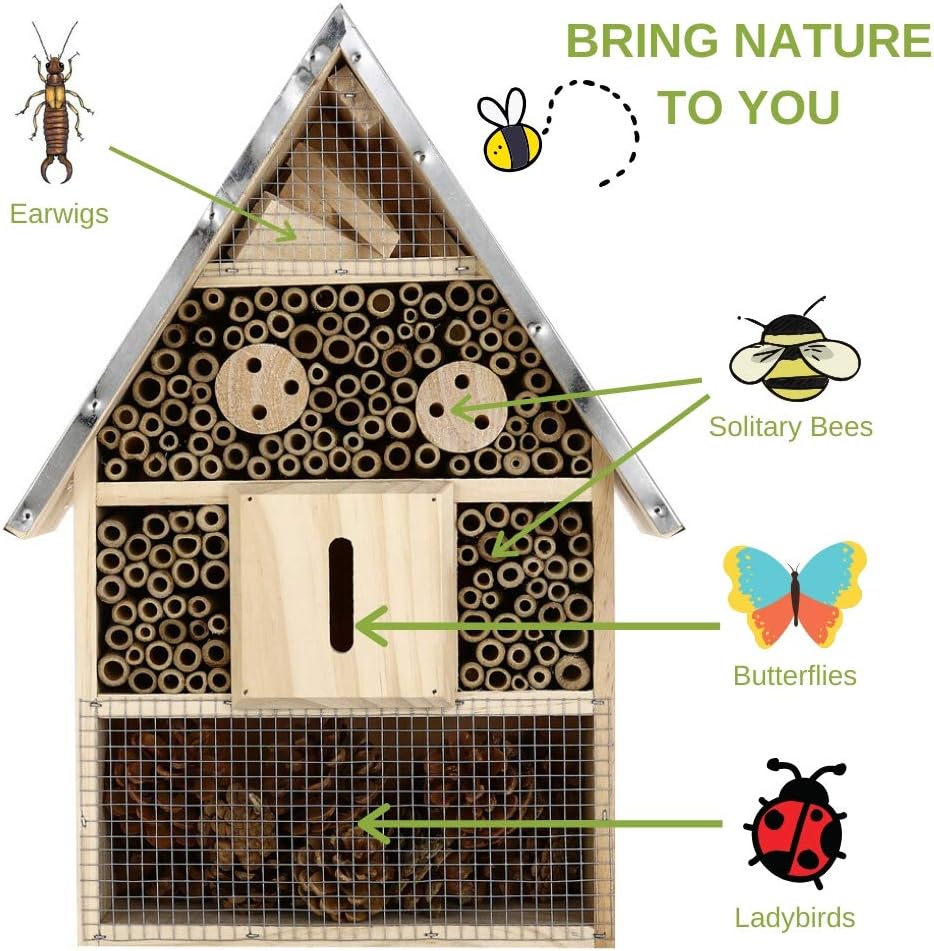 Noma Solar Powered 40cm Insect Hotel