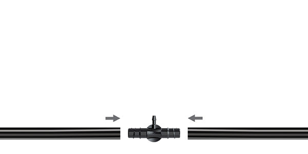 Claber Reducing Tee Connector 13mm x 4mm (Pack of 2) - 91073