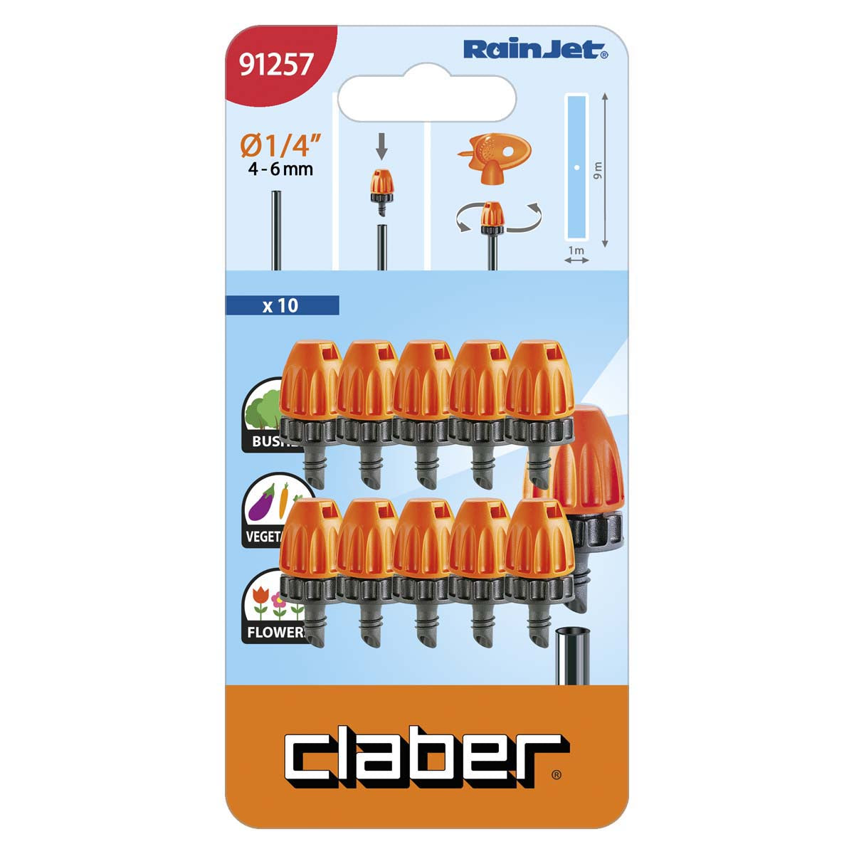 Claber Strip Micro Spray Nozzle (Pack of 10) - 91257