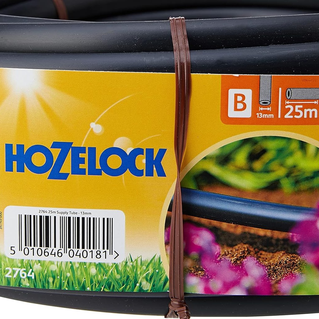 Hozelock 2764 Irrigation Supply Tube - 13mm x 25m