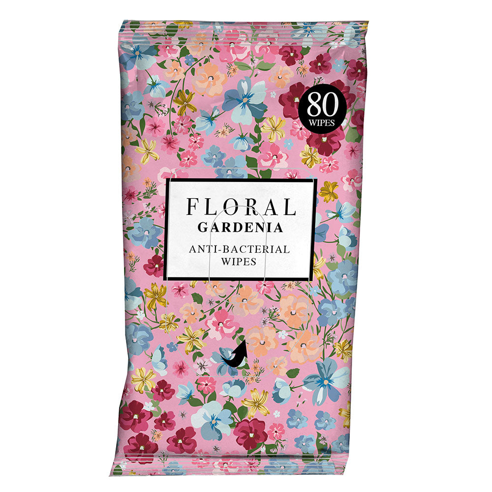 Floral Anti-Bacterial Wipes