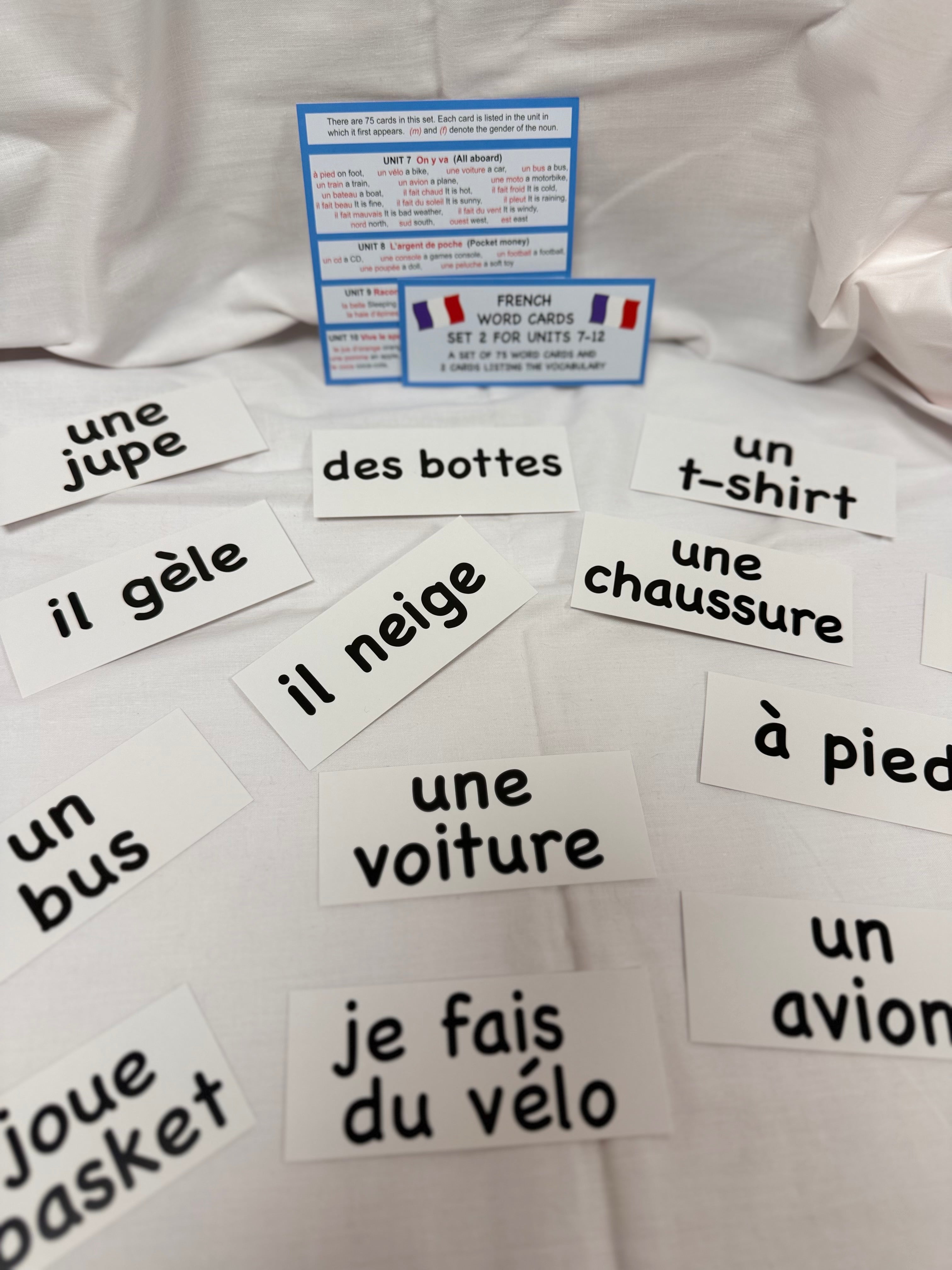 French Word Cards