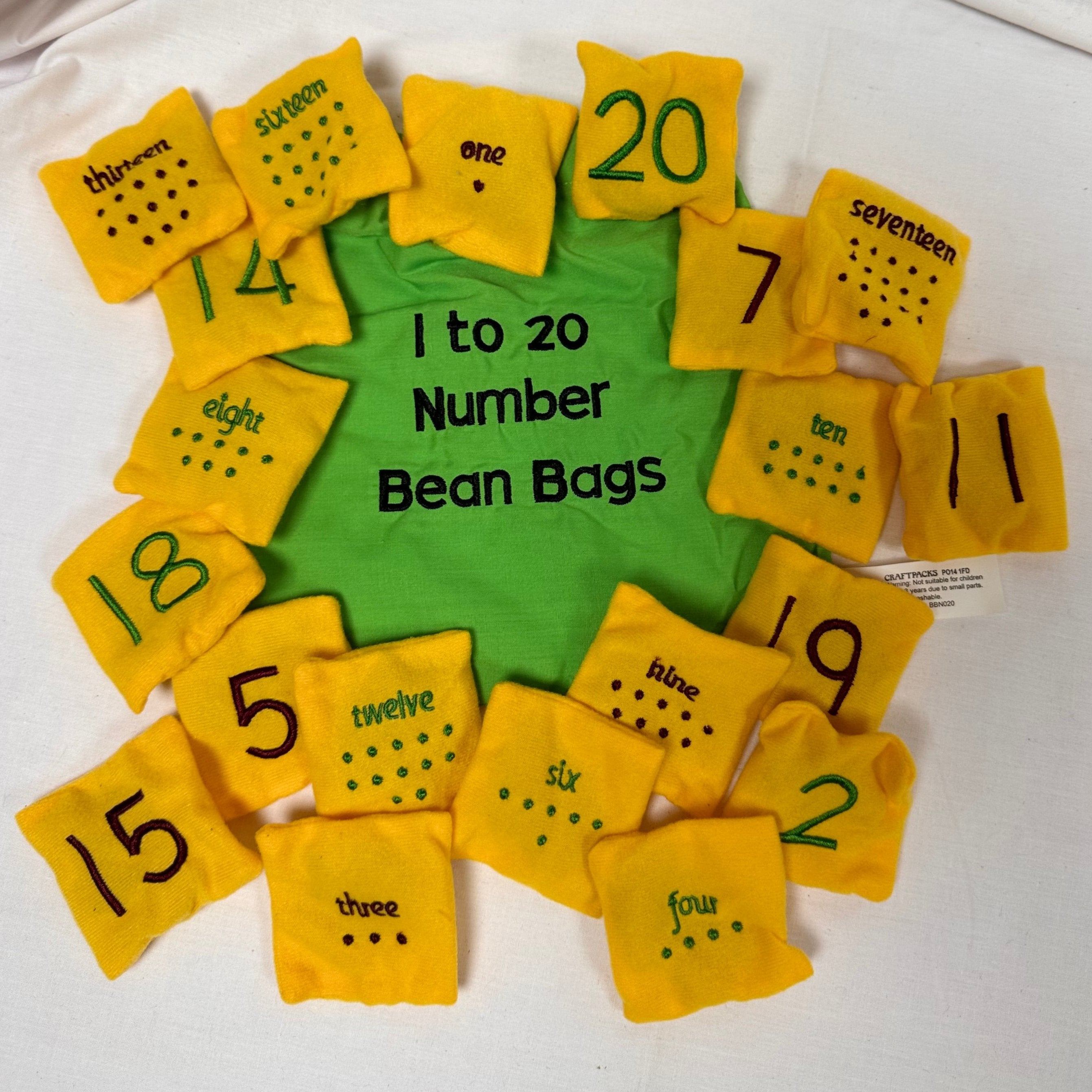 Number Bean Bags