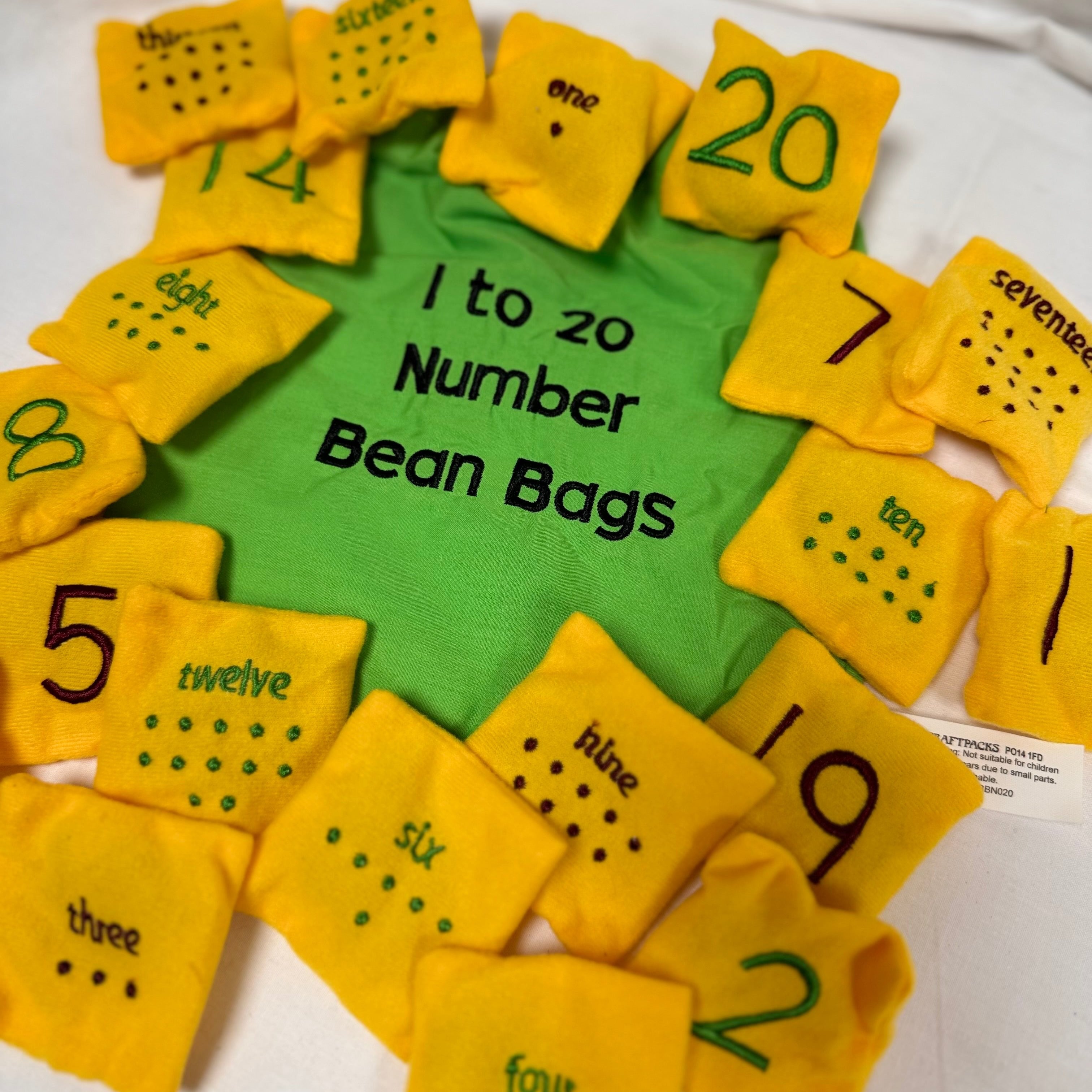 Number Bean Bags