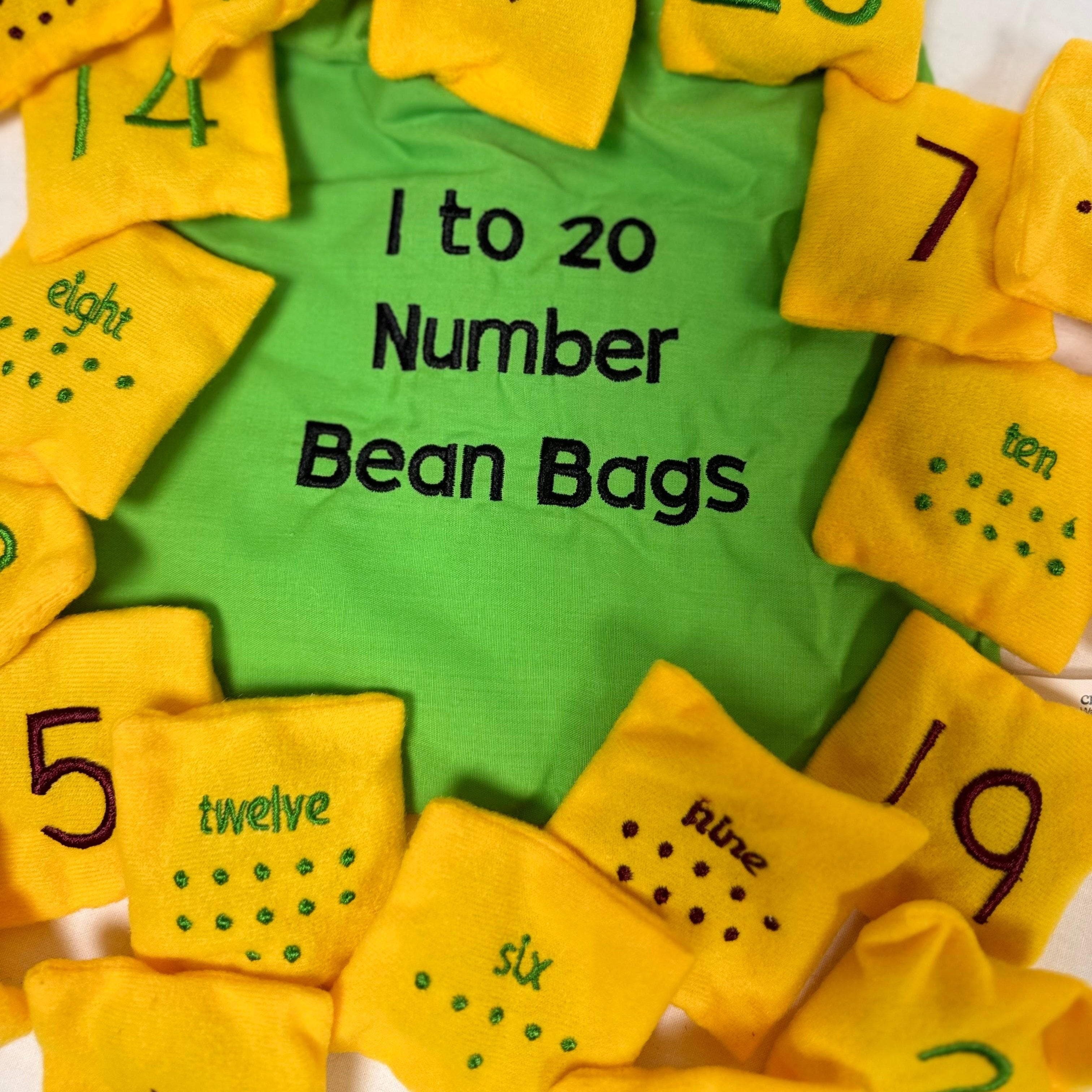 Number Bean Bags