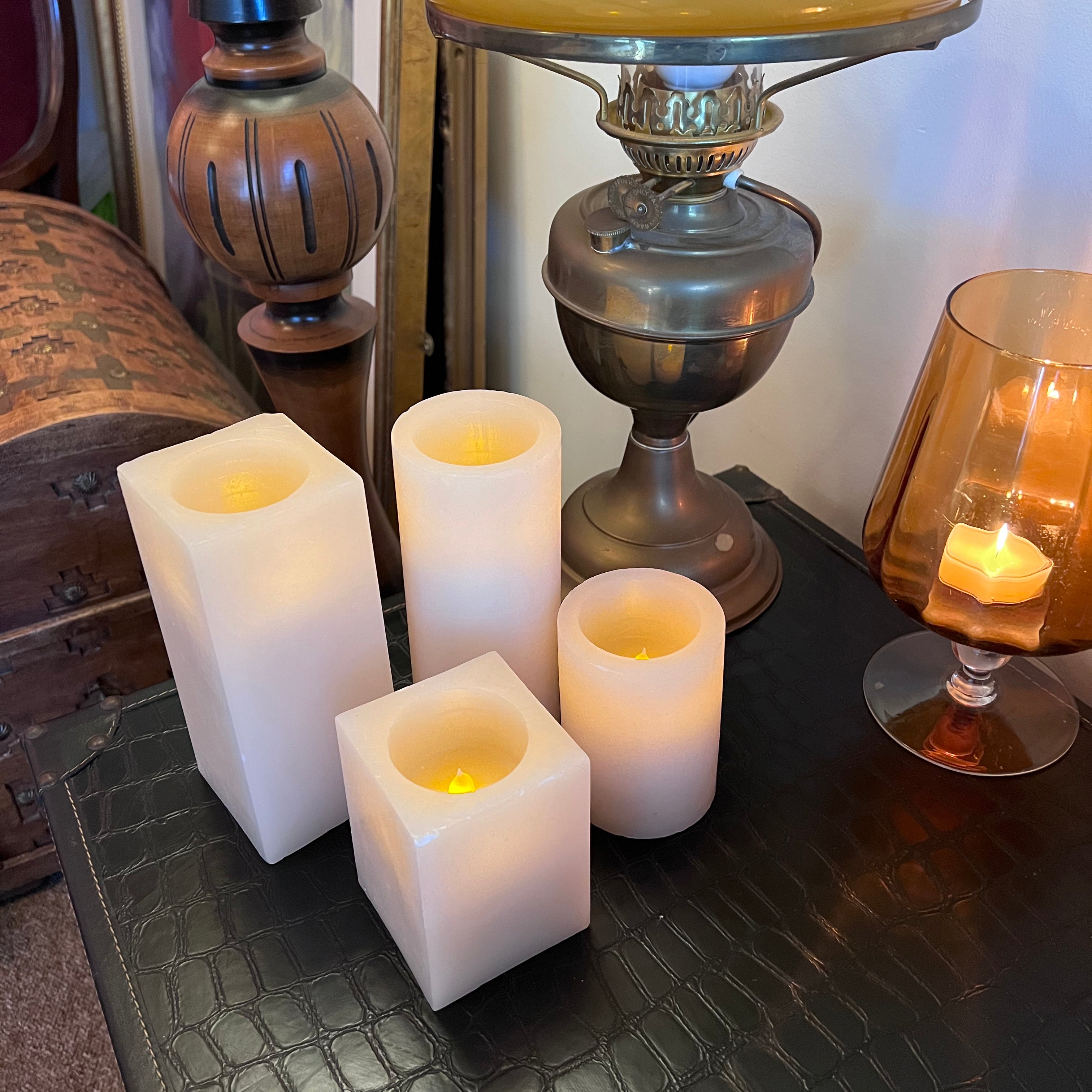 LED Faux Wax Candle - Various Sizes Available