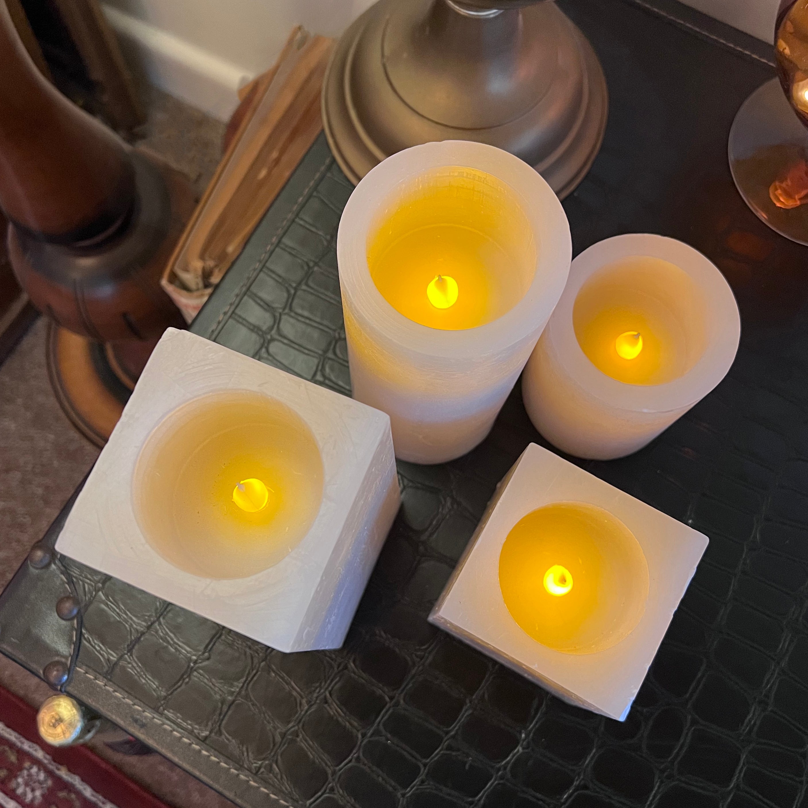 LED Faux Wax Candle - Various Sizes Available