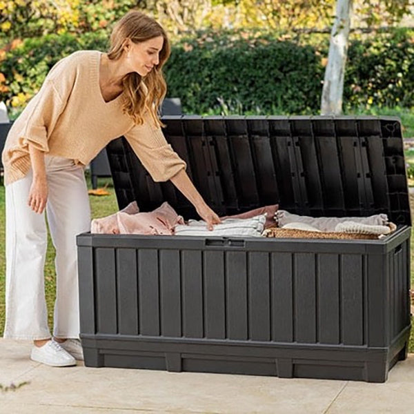 Keter Kentwood Storage Box 350 Litres - Graphite