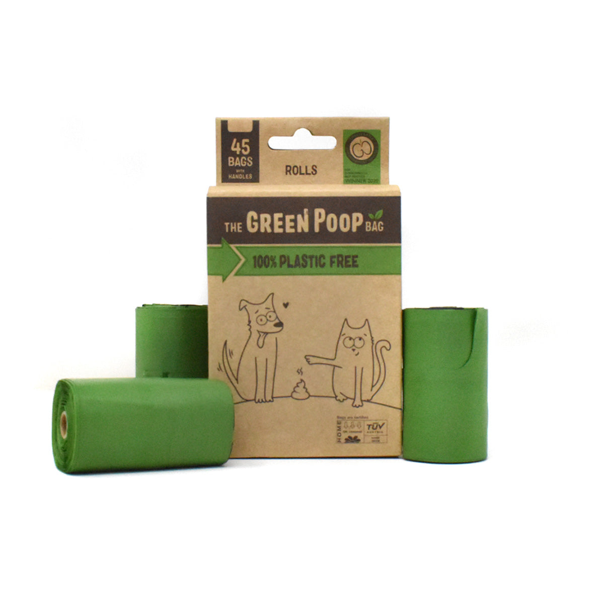 Biodegradable Dog Poop Bags - Various Sizes