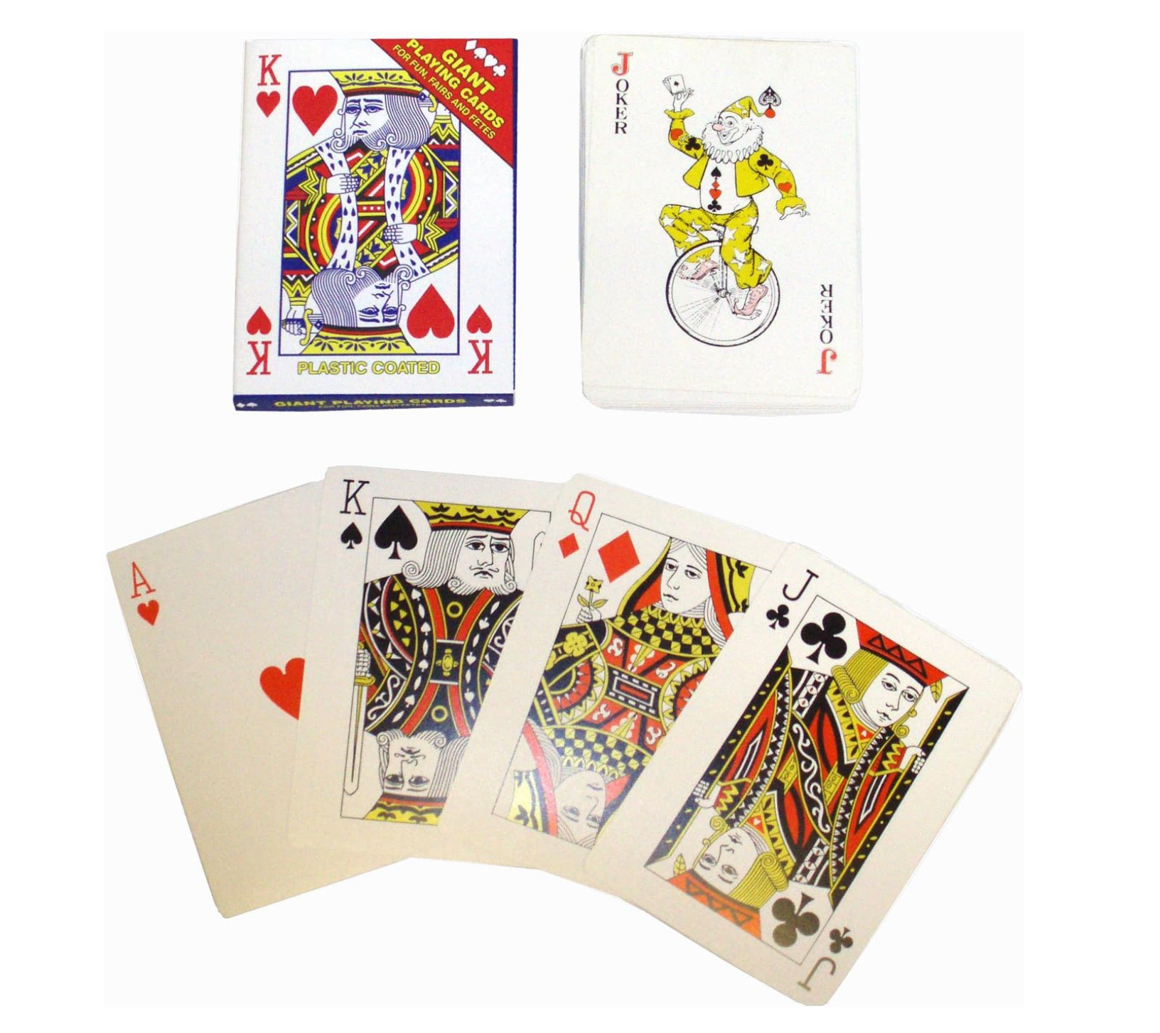 Giant Playing Cards 17cm X 12cm