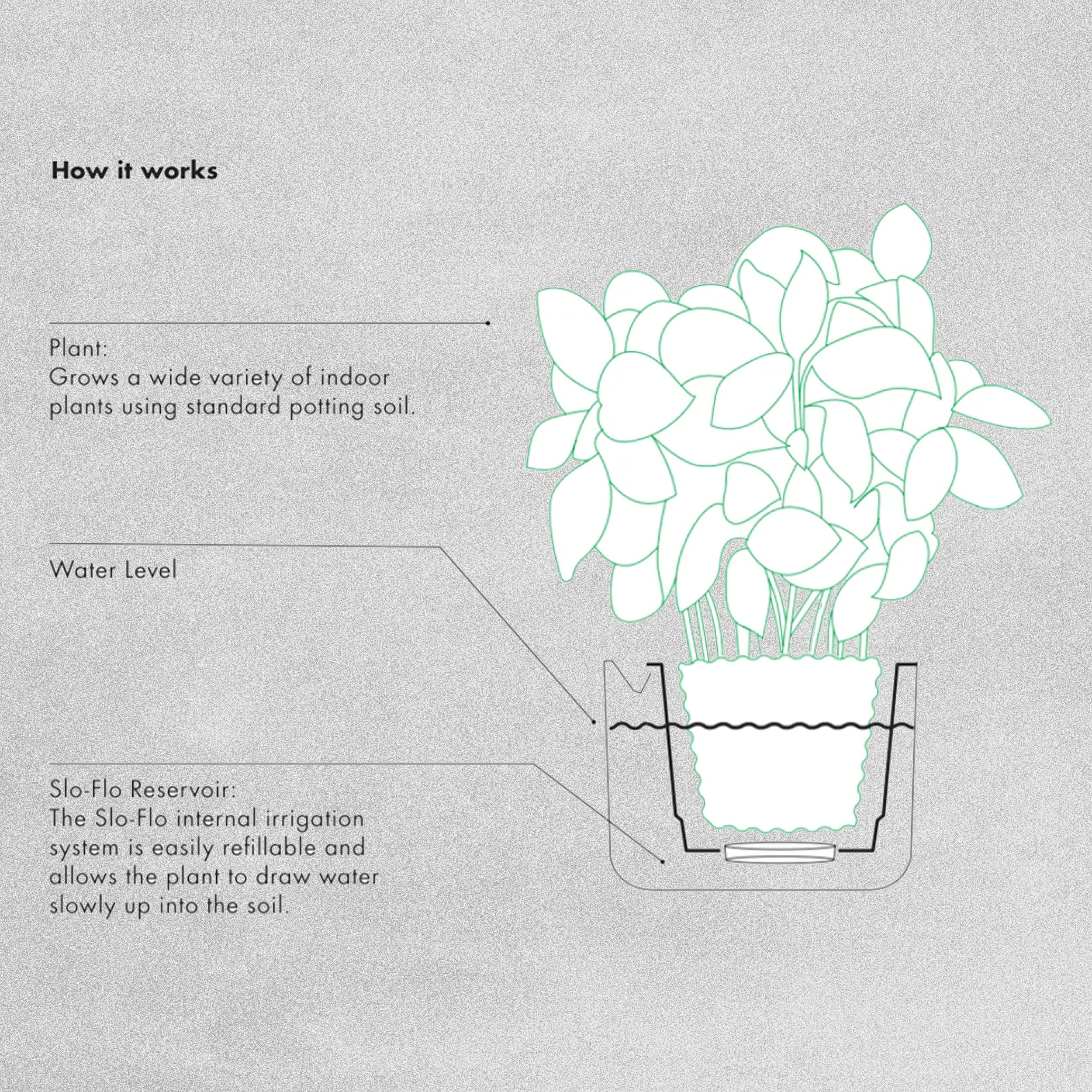 Boskke Self-Watering Planters - various sizes available