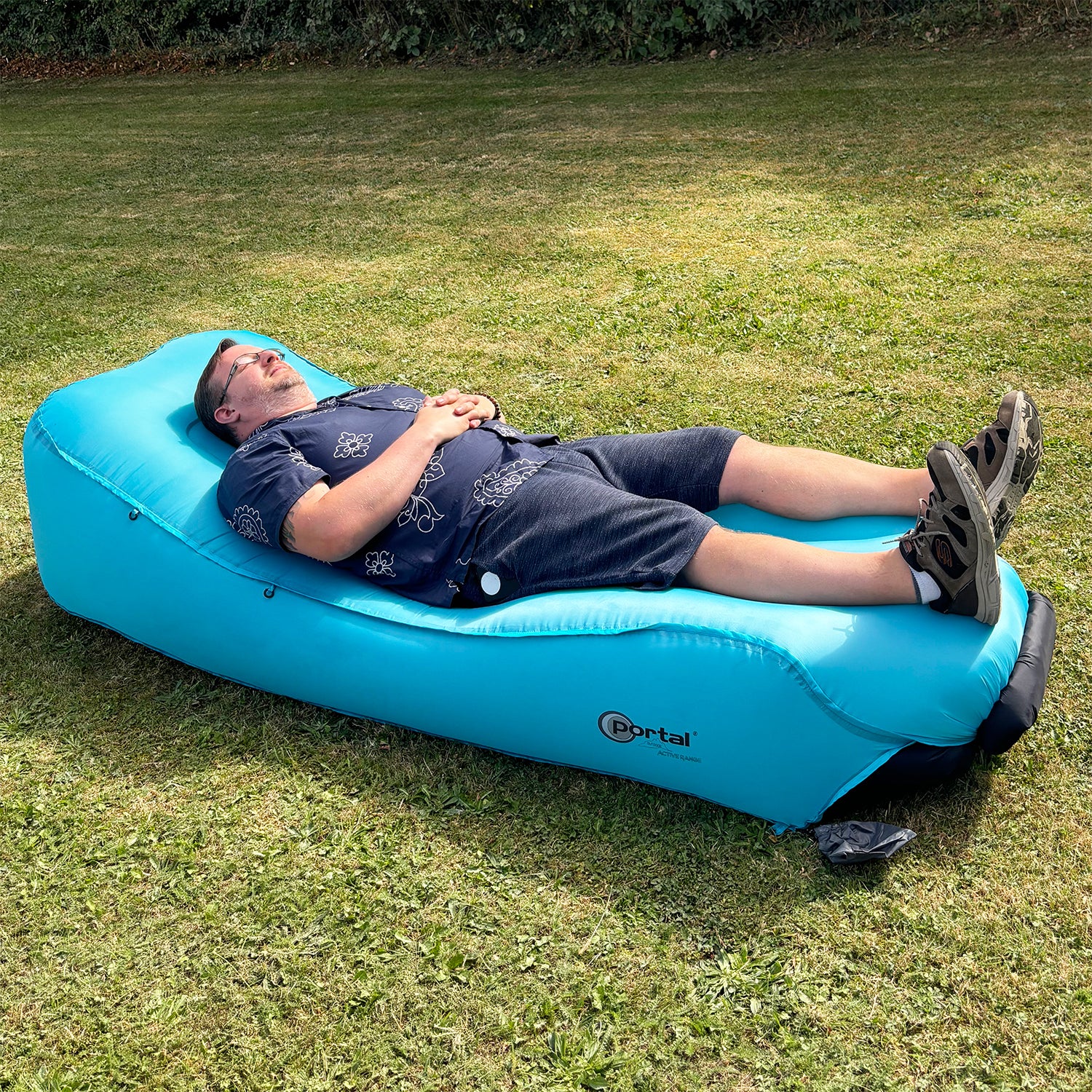 Portal Outdoor - Inflatable Camping Lounger - "Jersey" No Pump Required