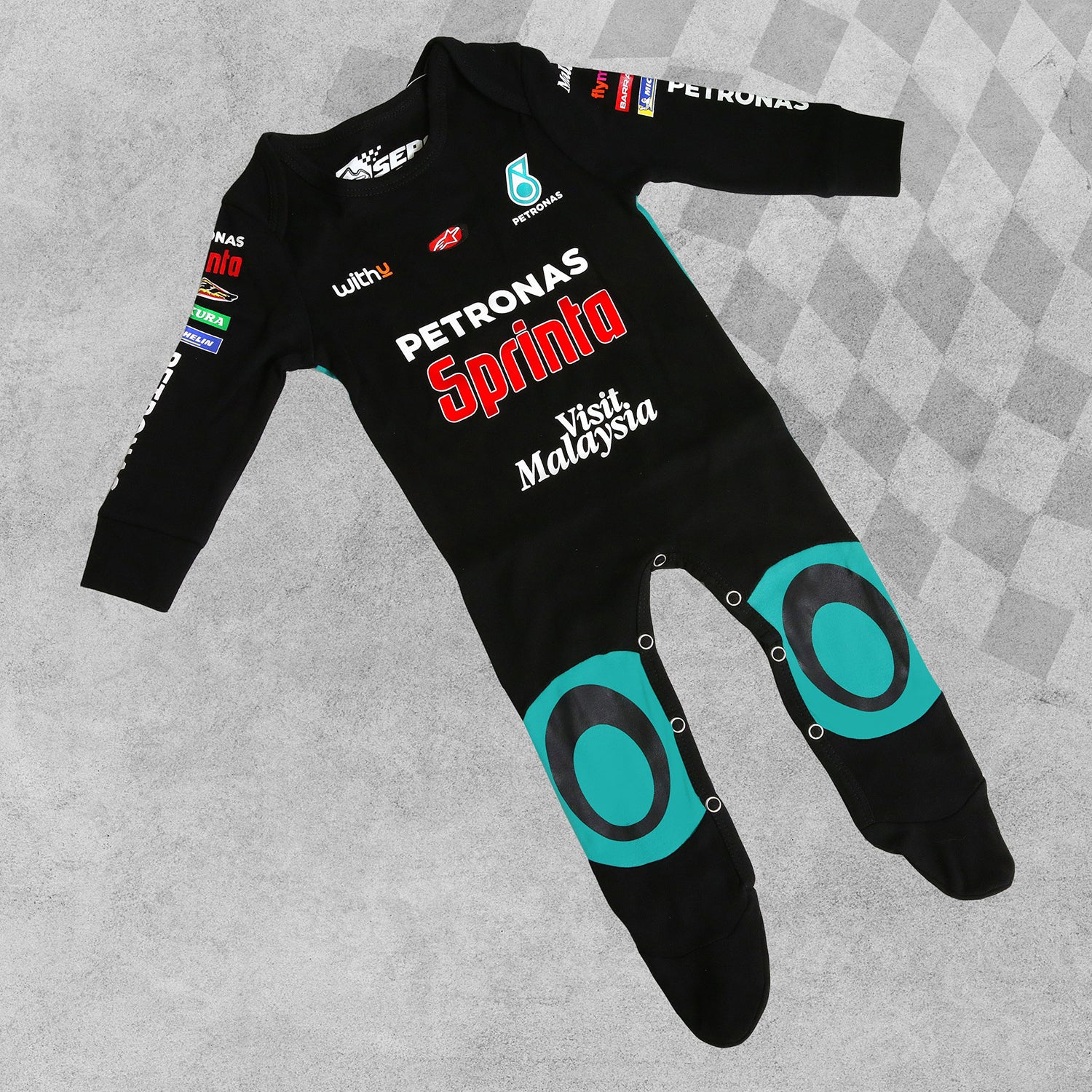 Official Petronas Yamaha Racing Baby Bodysuit