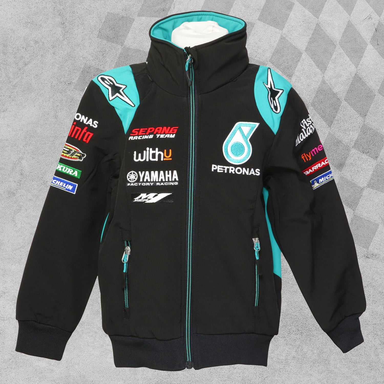 Official Petronas Yamaha Racing Kids Softshell Jacket