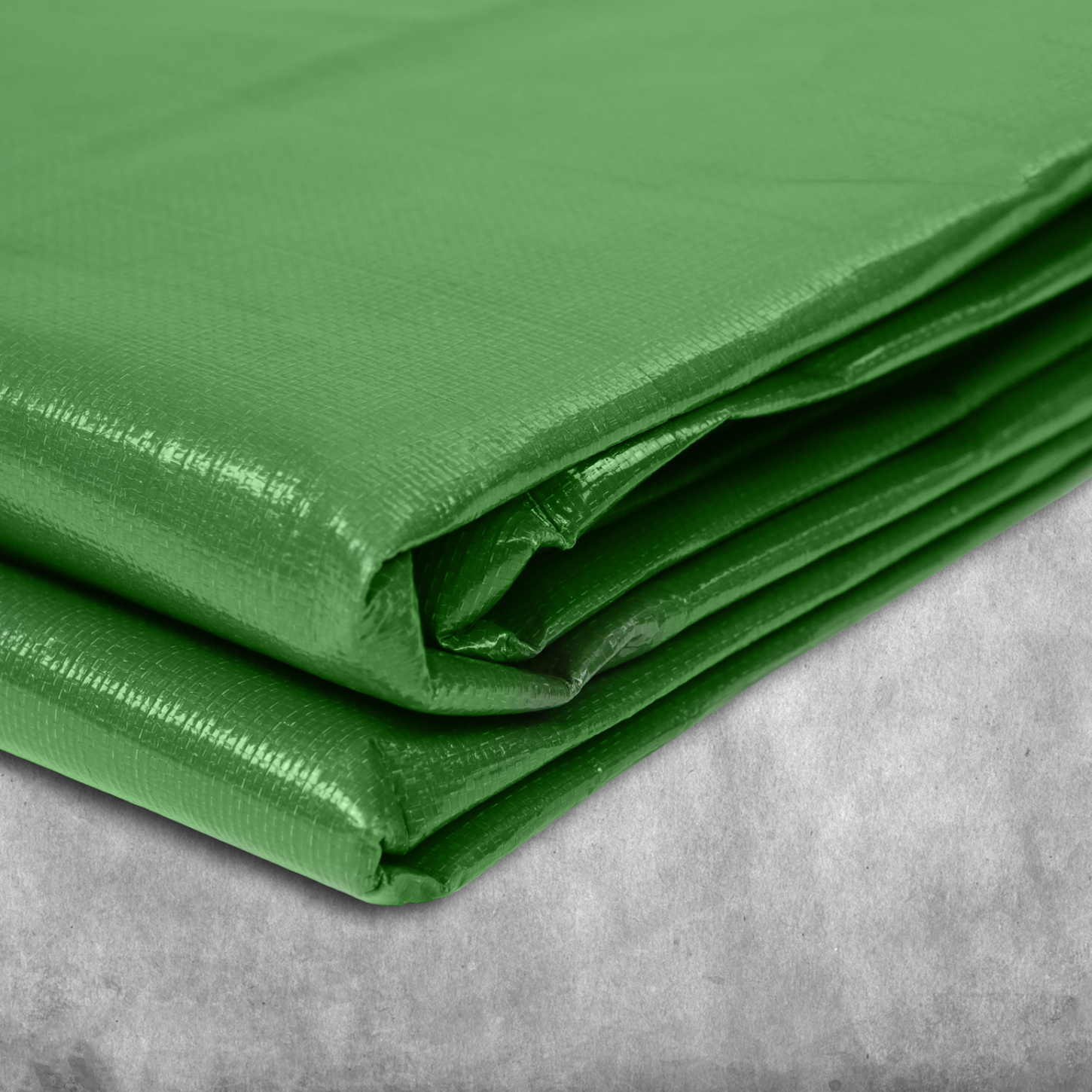 Perimeter Heavy Duty Tarpaulin Green - 3.5 x 5.4 Metres