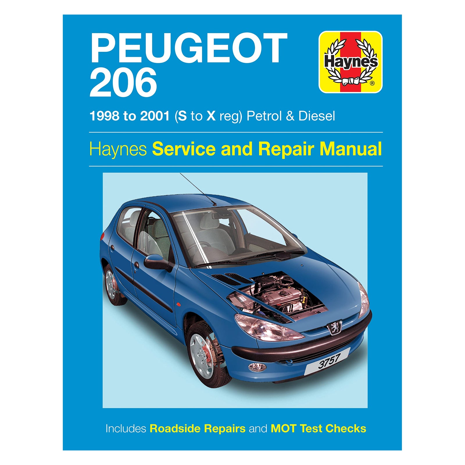 Peugeot 206 Petrol & Diesel (98 - 01) Haynes Workshop Manual