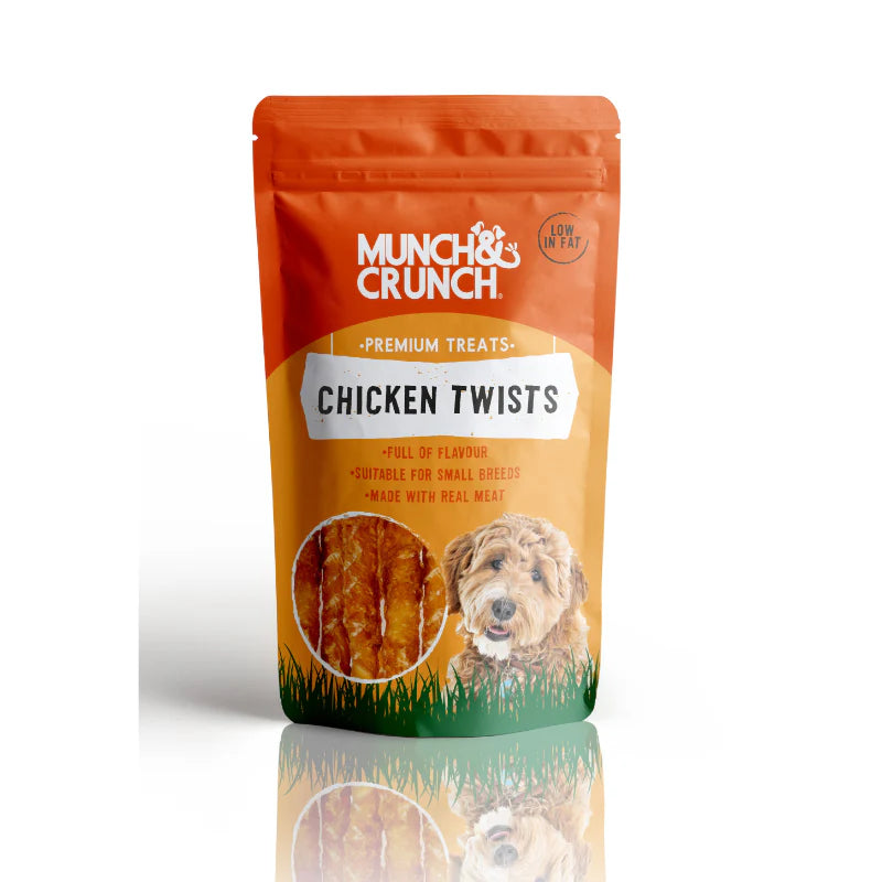 Munch Crunch Chicken Strips 70g Dog Treats