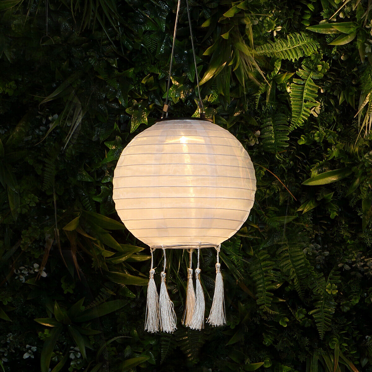 Noma Solar Powered Lanterns with Tassels