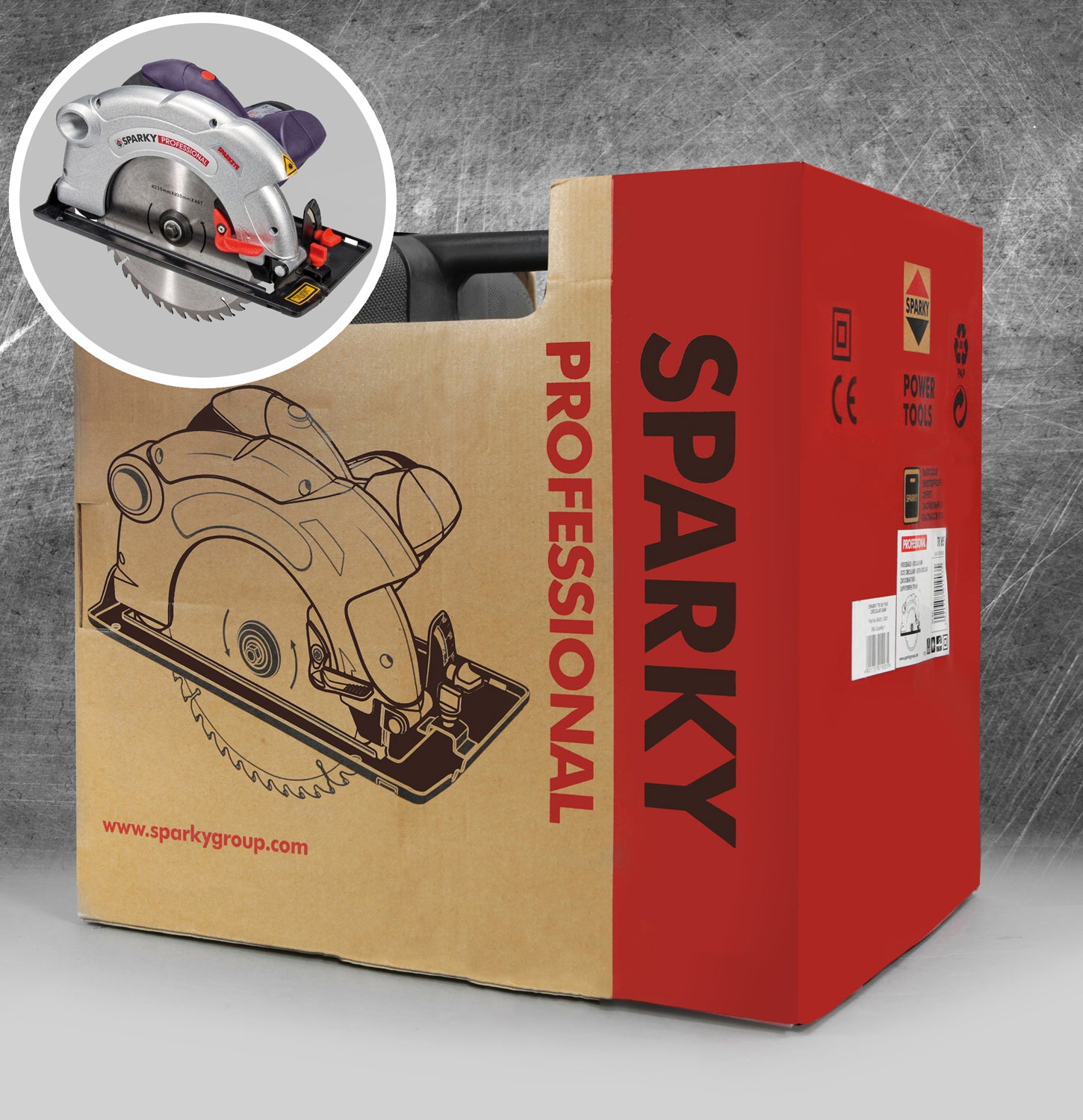 Sparky Professional Tools Circular Saw With Blade TK 85 1700W - 110V