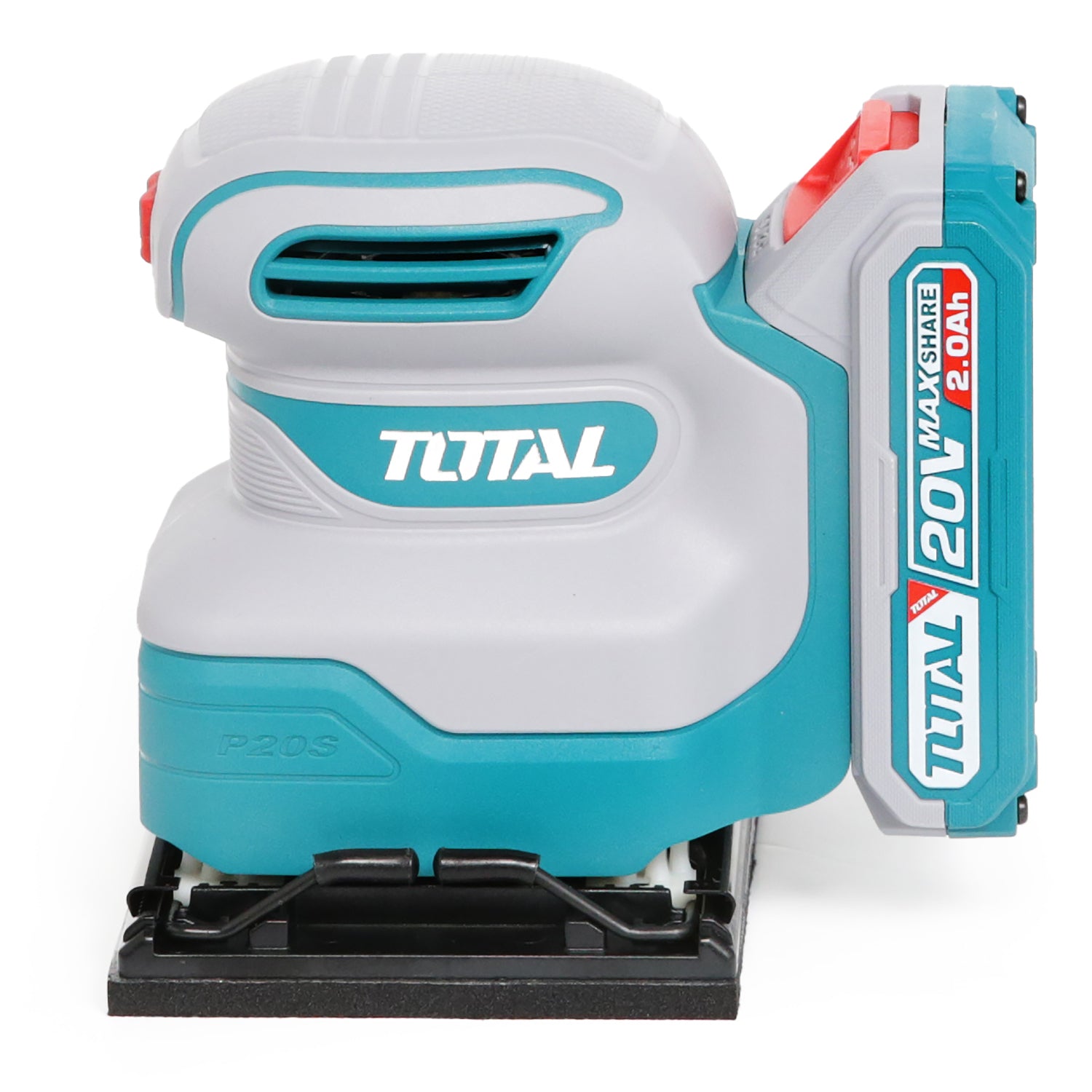 Total Li-Ion 20V Cordless Sheet Sander & Multifunction Tool (with 2 x Batteries & Charger) - TCKLI20276E