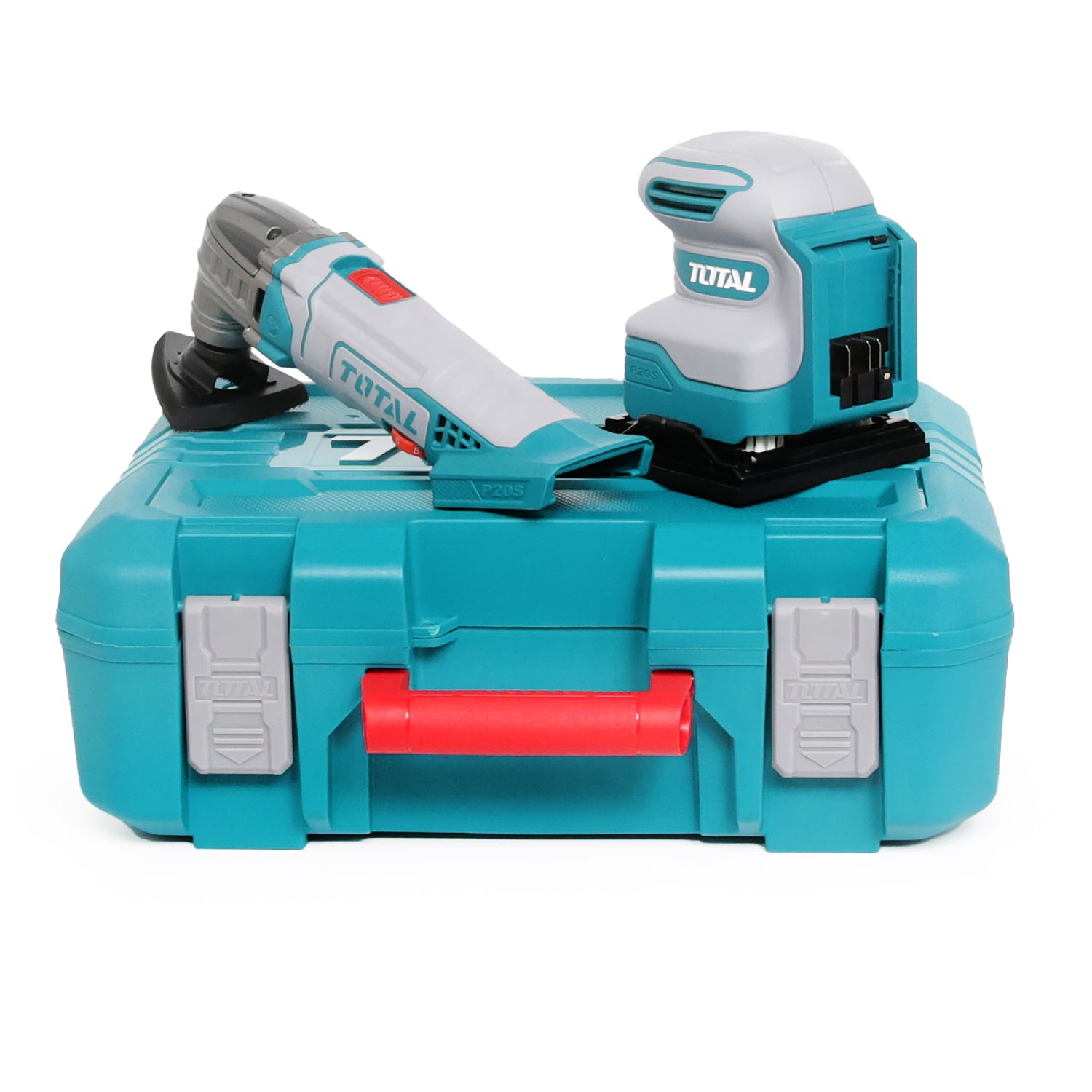 Total Li-Ion 20V Cordless Sheet Sander & Multifunction Tool (with 2 x Batteries & Charger) - TCKLI20276E