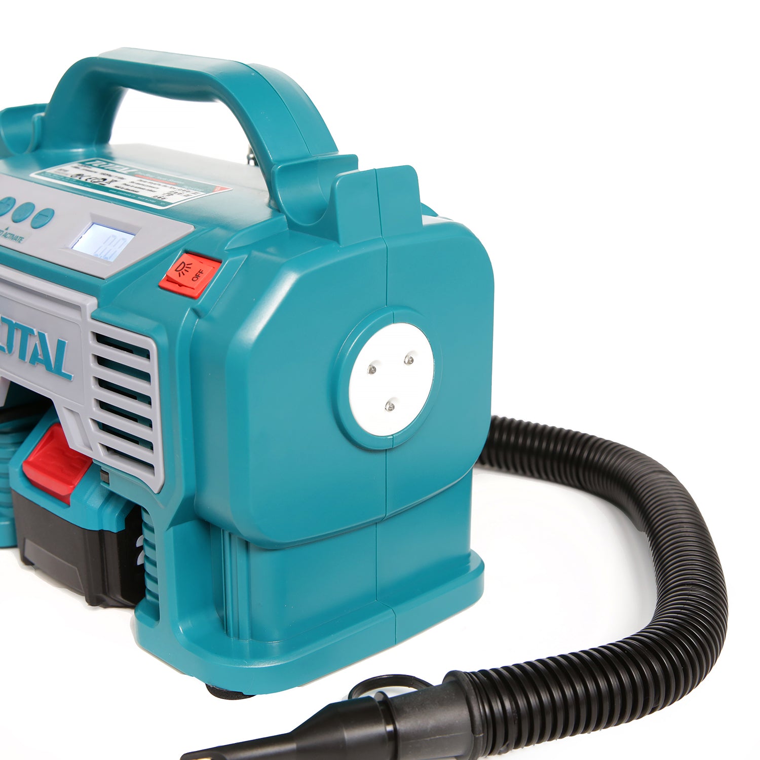 Total Li-Ion 20V Auto Air Compressor (Battery not included) - TACLI2002