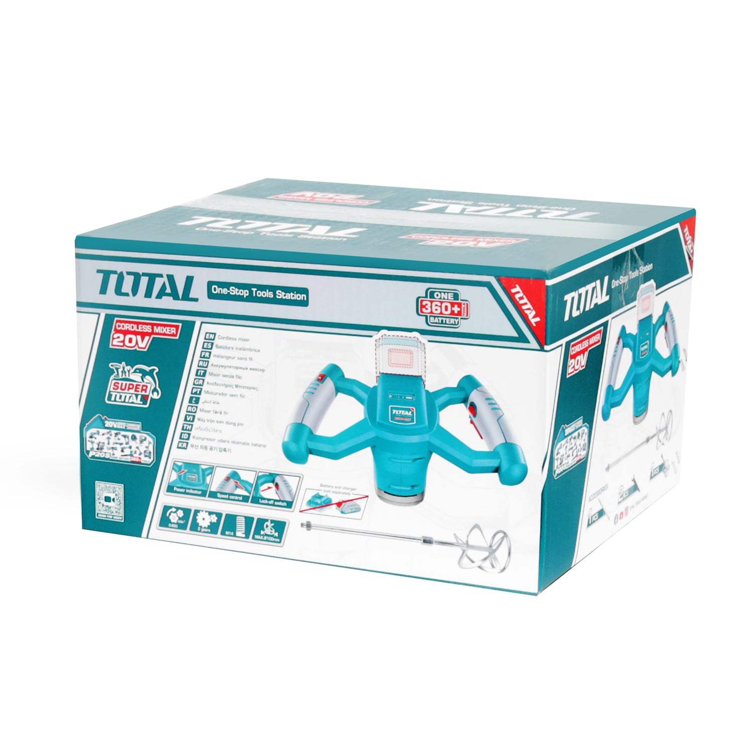 Total Li-Ion 20V Cordless Mixer (Battery not included) - TMXLI2001