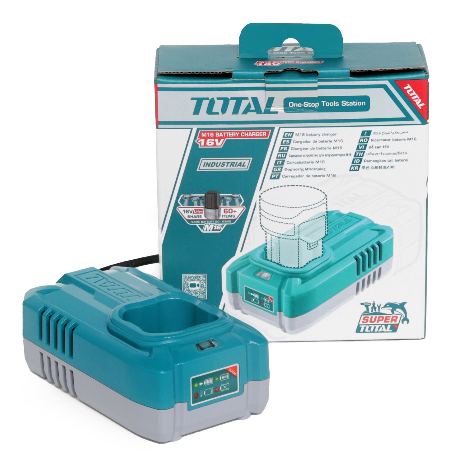 Total Li-Ion 16V M16 Battery Charger - TFCLI1613