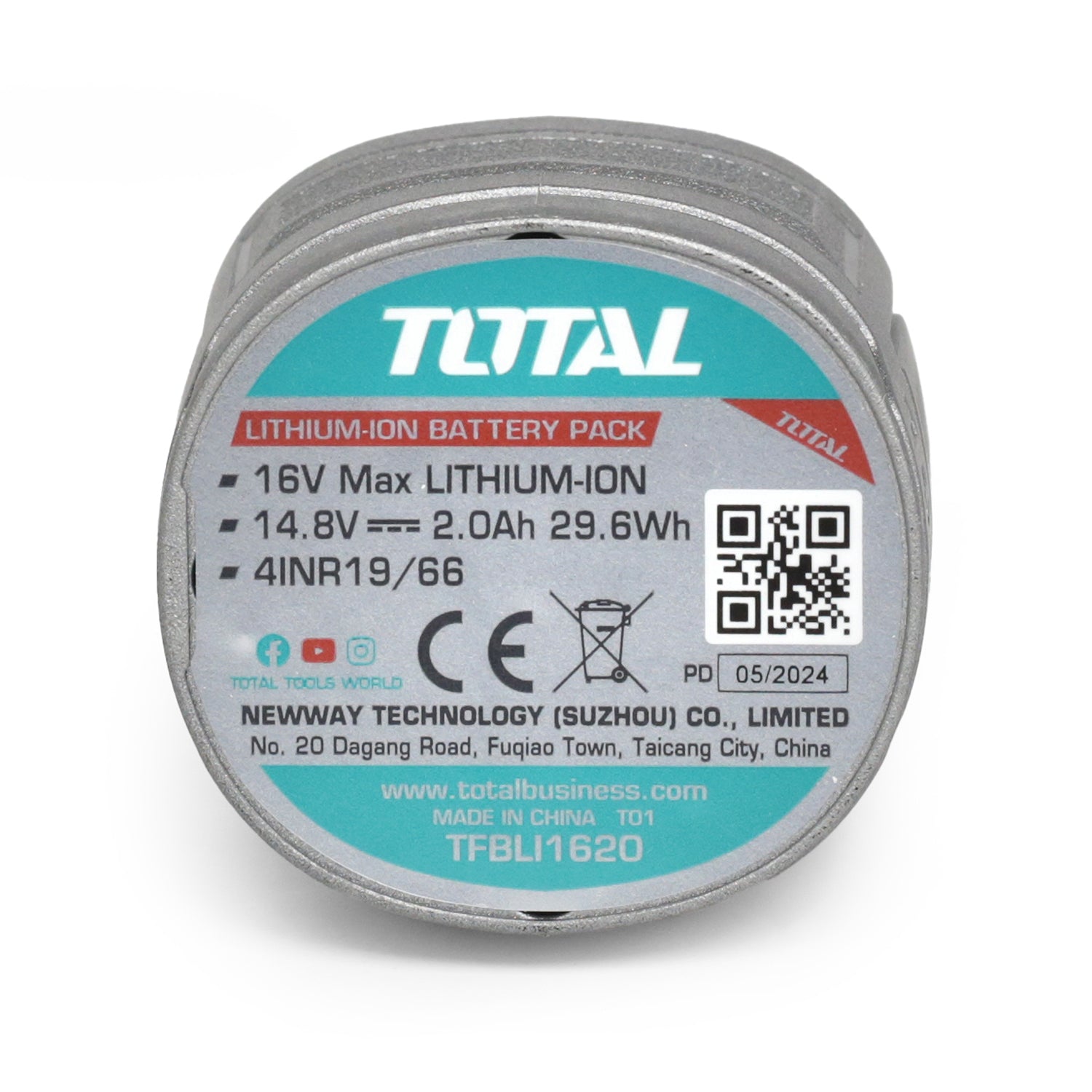 Total Li-Ion 16V 2.0Ah Battery Pack M16 - TFBLI1620