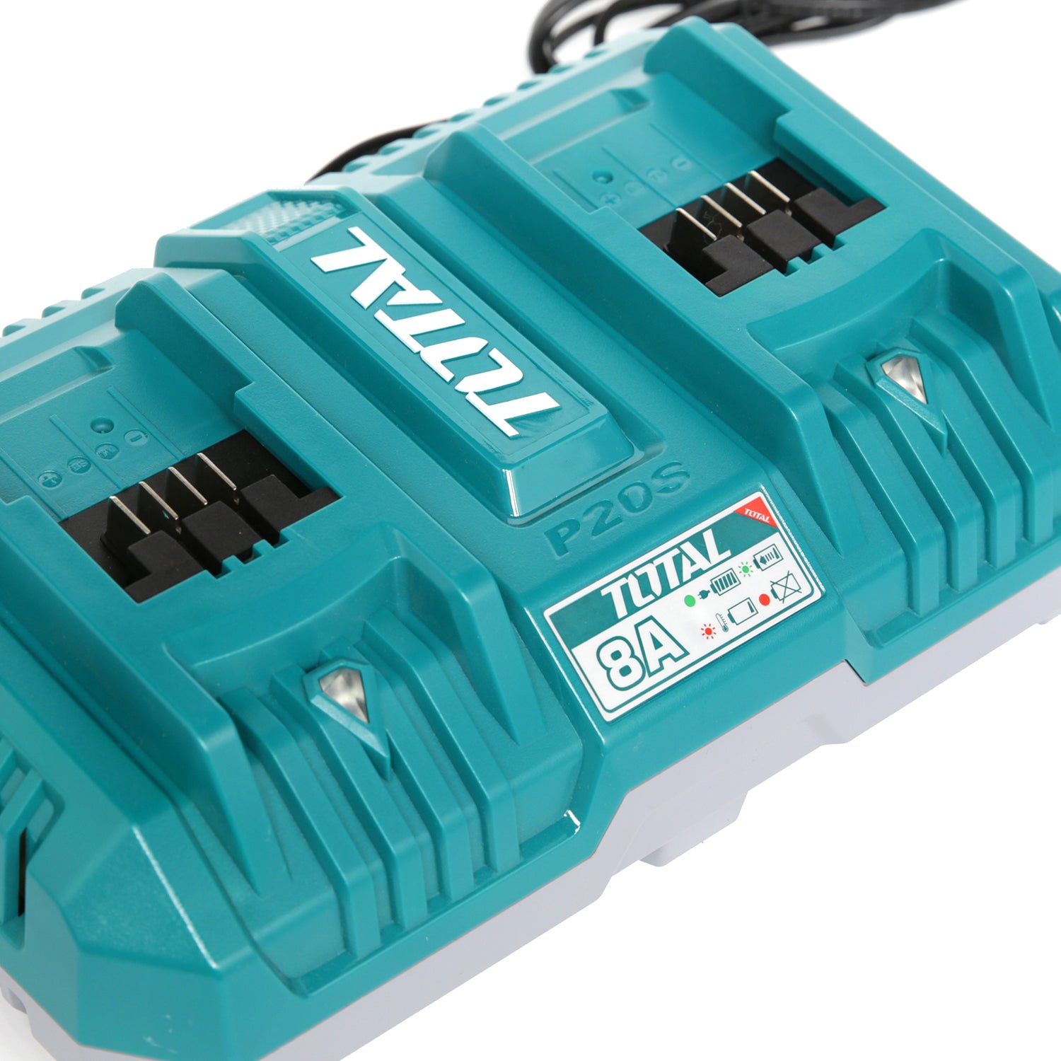 Total Li-Ion 20V 2 Port Charger - TFCLI2082